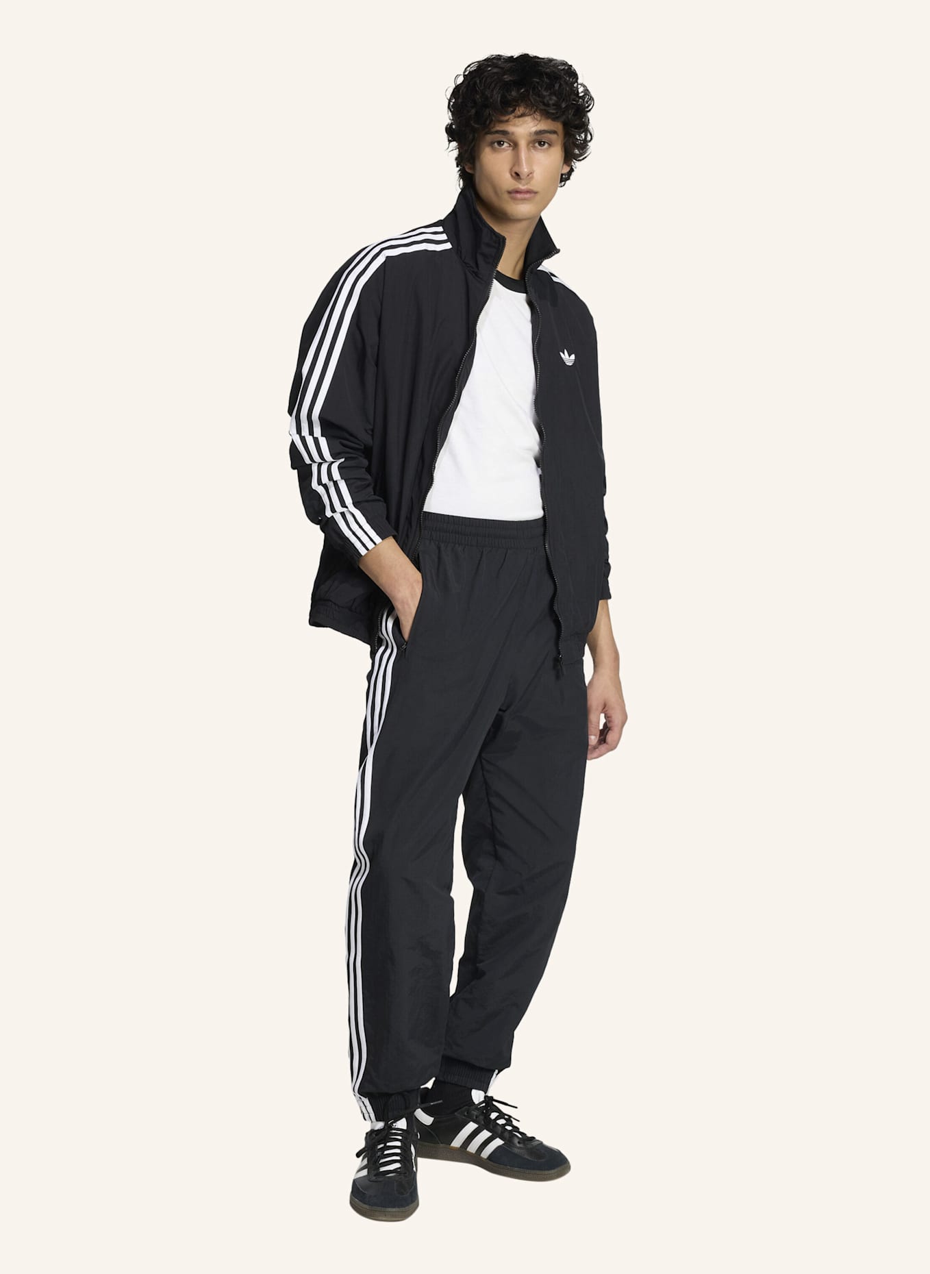 adidas Originals FIREBIRD WOVEN TRAININGSHOSE: SCHWARZ