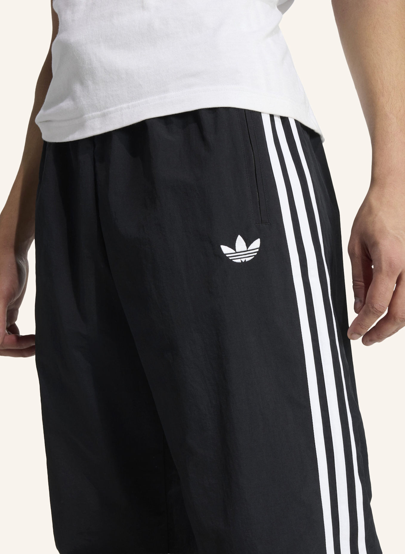 adidas Originals FIREBIRD WOVEN TRAININGSHOSE: SCHWARZ