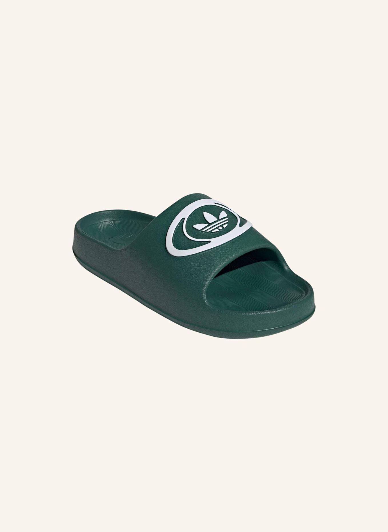 adidas Originals ADILETTE 00S BADESCHLAPPEN: GRÜN/ WEISS
