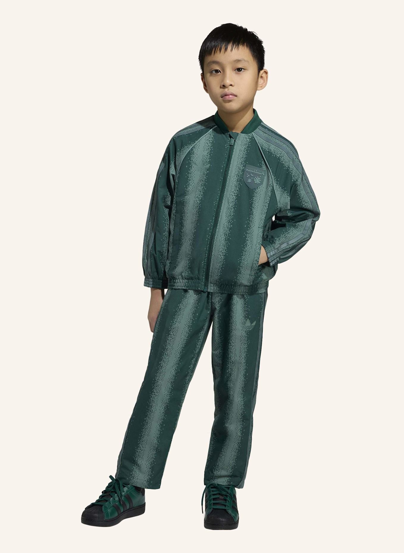 adidas Originals ADIDAS MINECRAFT SST TRAININGSANZUG: GRÜN