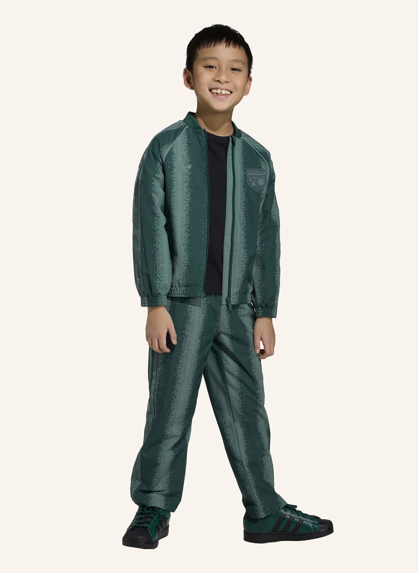 adidas Originals ADIDAS MINECRAFT SST TRAININGSANZUG: GRÜN