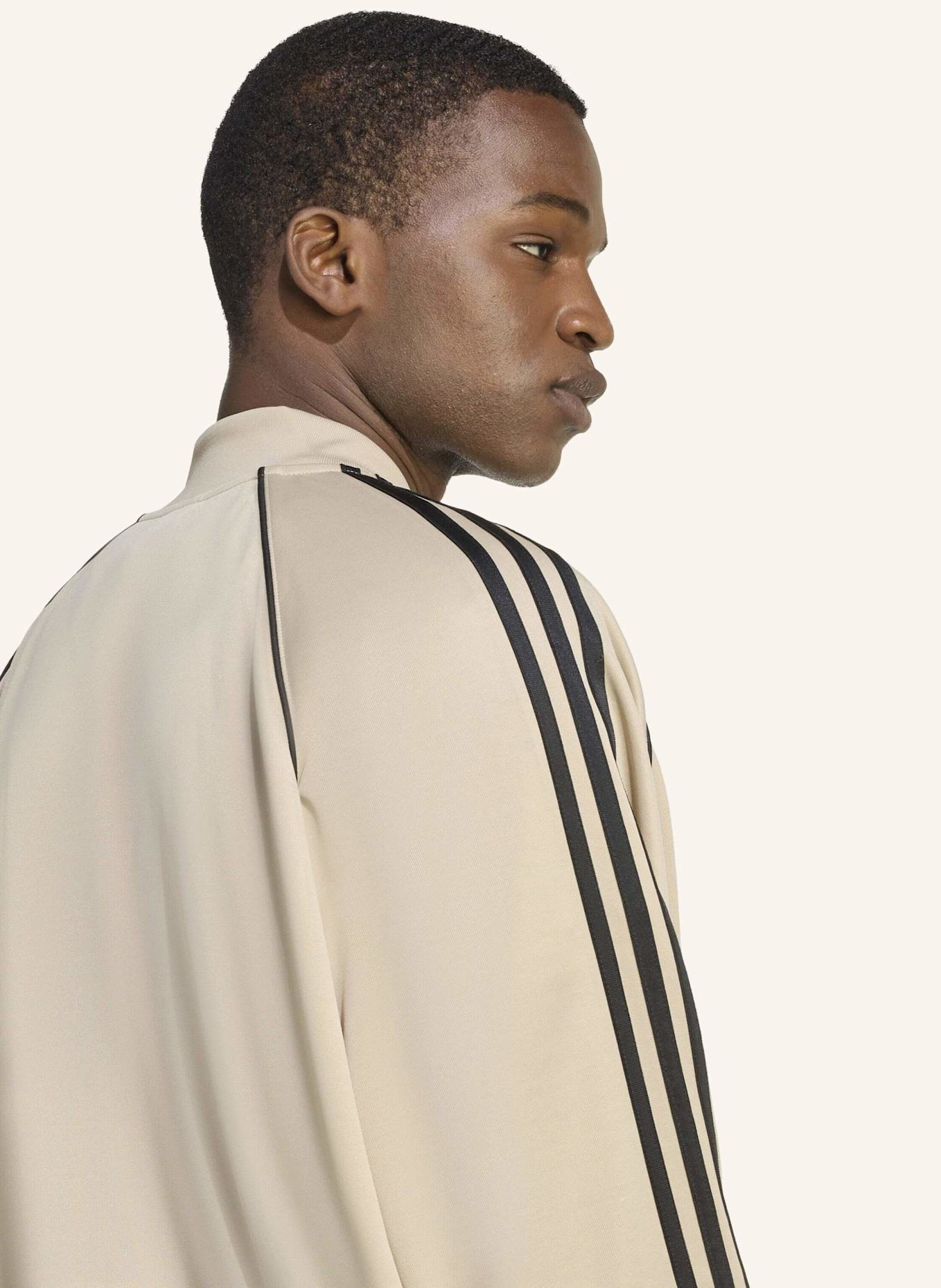 adidas Originals SST ADICOLOR CLASSICS LOOSE TRACK TOP: SCHWARZ