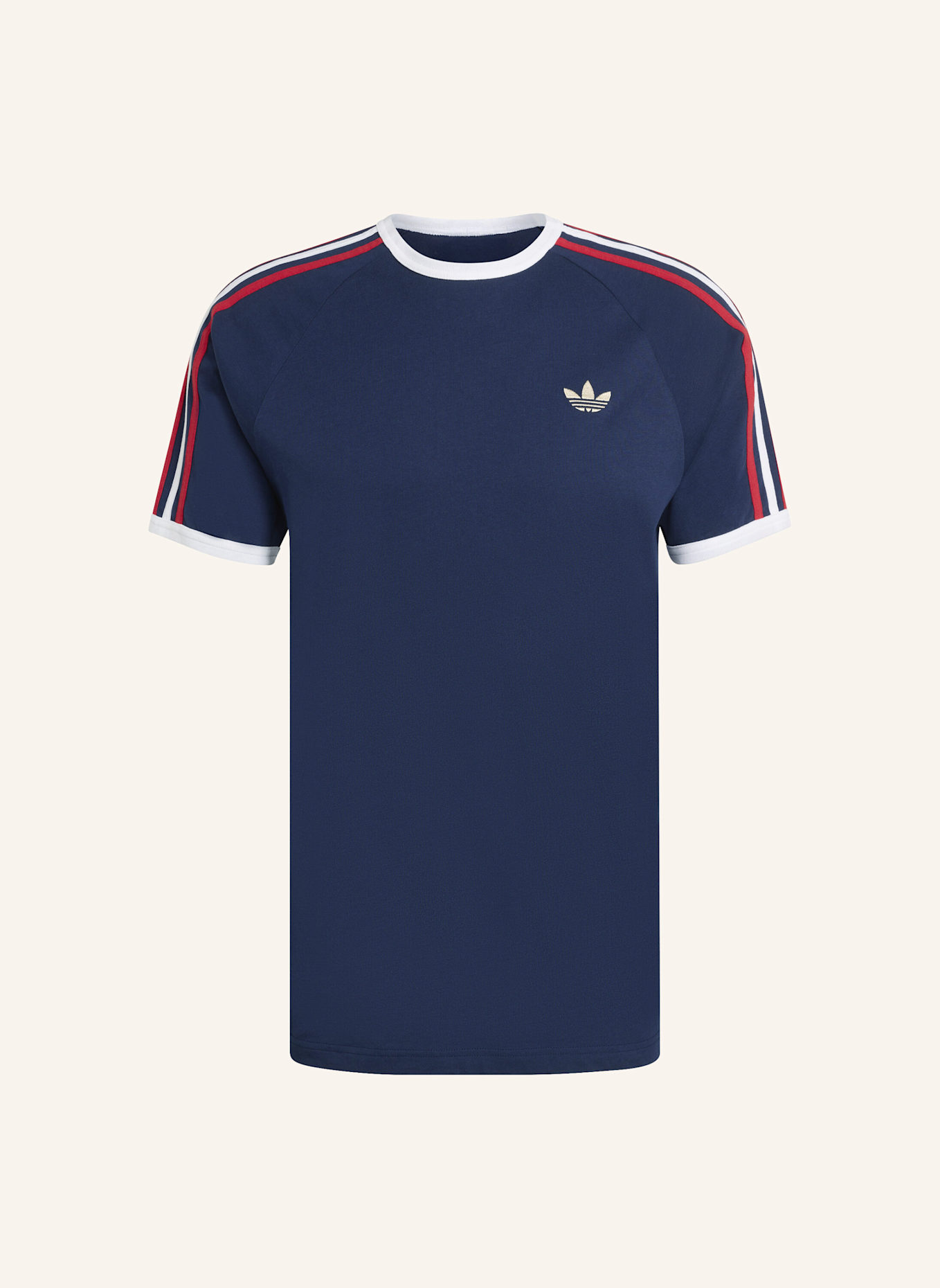 adidas Originals T-Shirt 3-STREIFEN: BLAU/ ROT/ WEISS