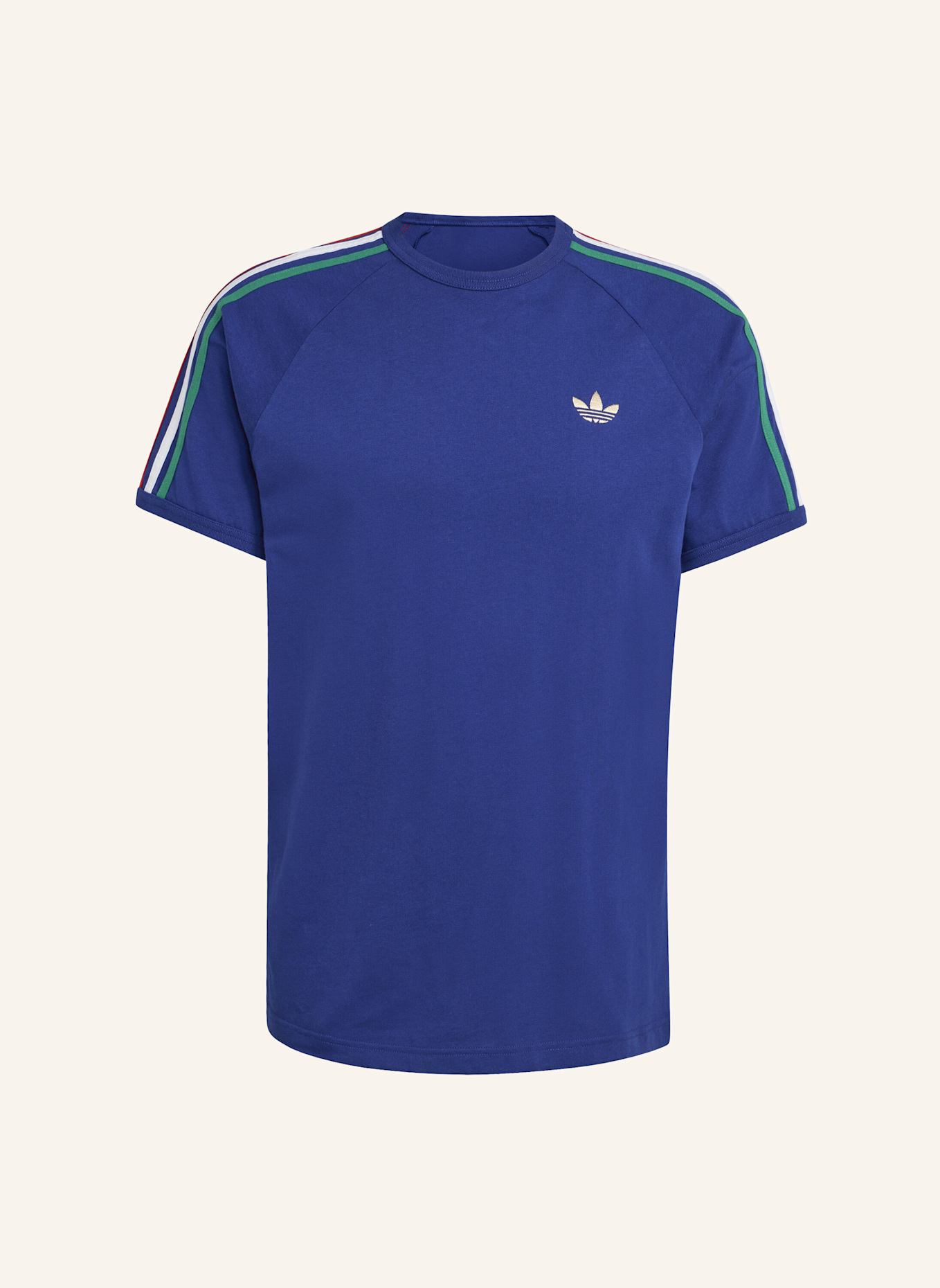 adidas Originals T-Shirt 3-STREIFEN: BLAU/ GRÜN/ WEISS