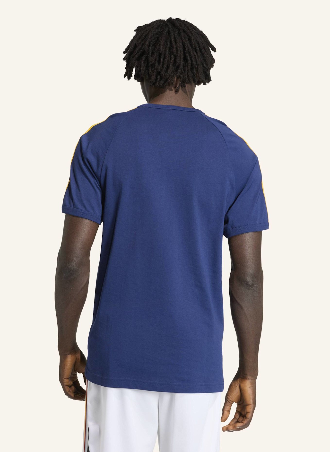 adidas Originals T-Shirt 3-STREIFEN: BLAU/ GELB