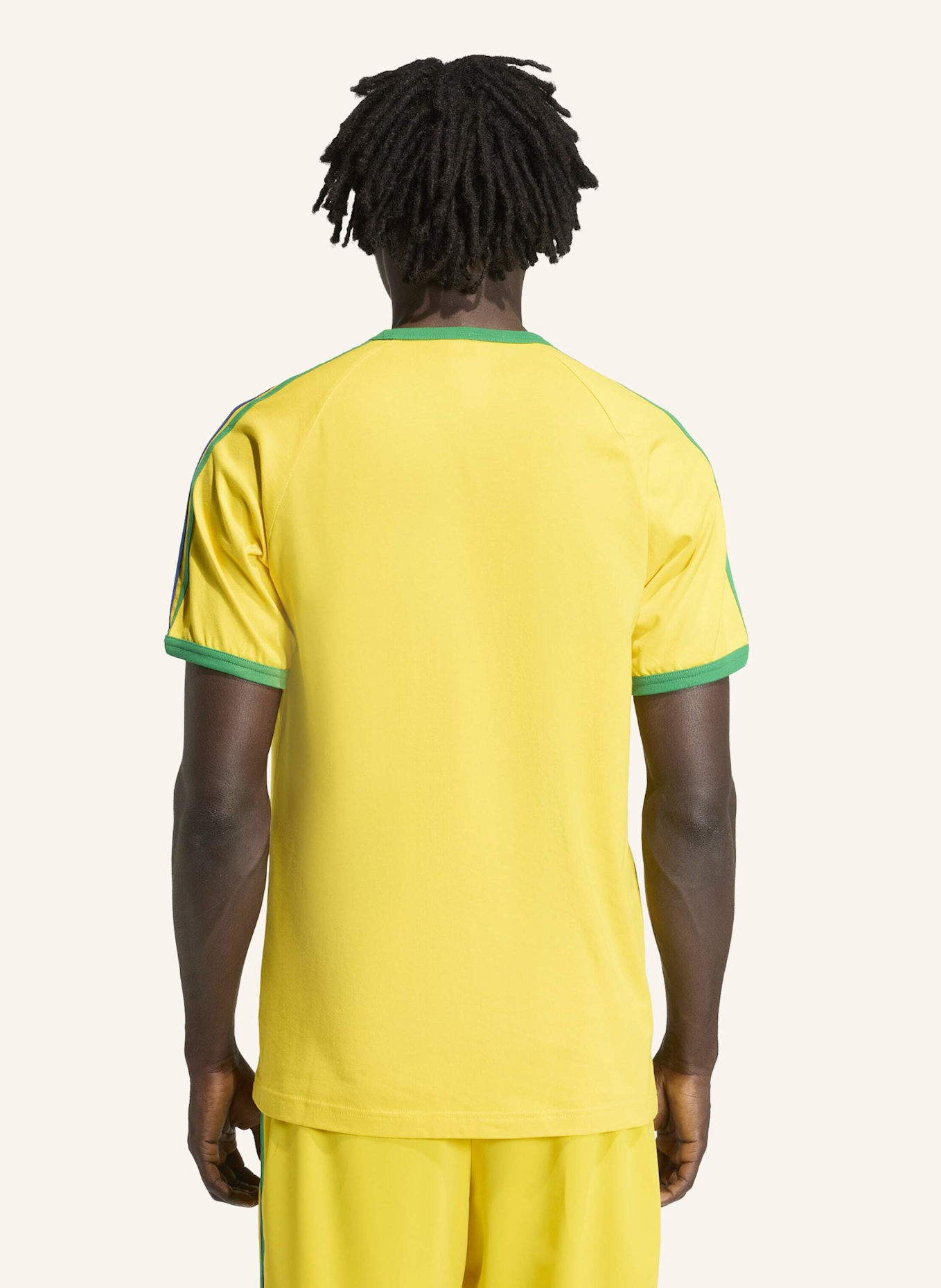 adidas Originals T-Shirt 3-STREIFEN: GELB/ GRÜN/ BLAU