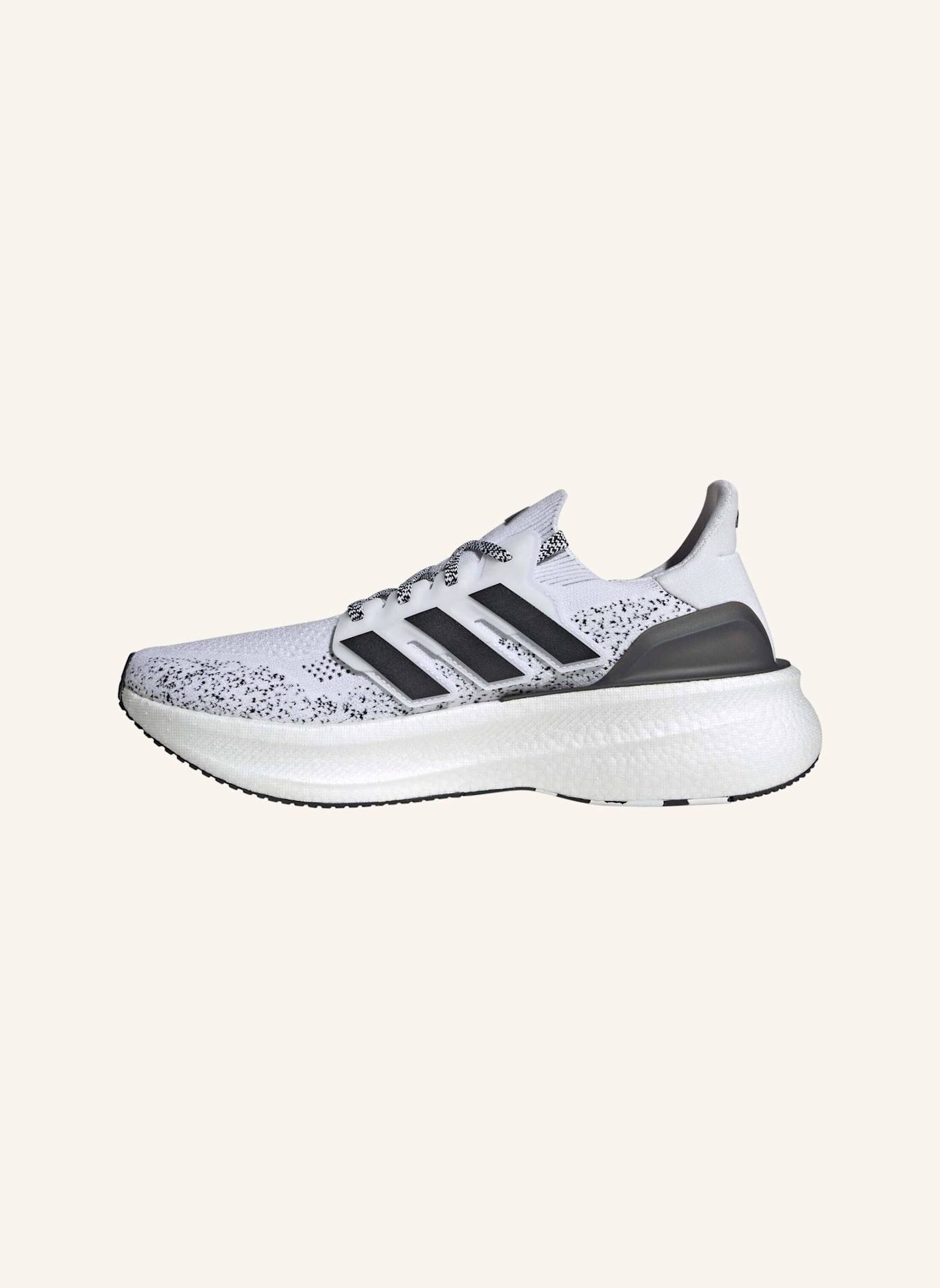 adidas ULTRABOOST 5 TURNSCHUHE: WEISS/ SCHWARZ/ SILBER