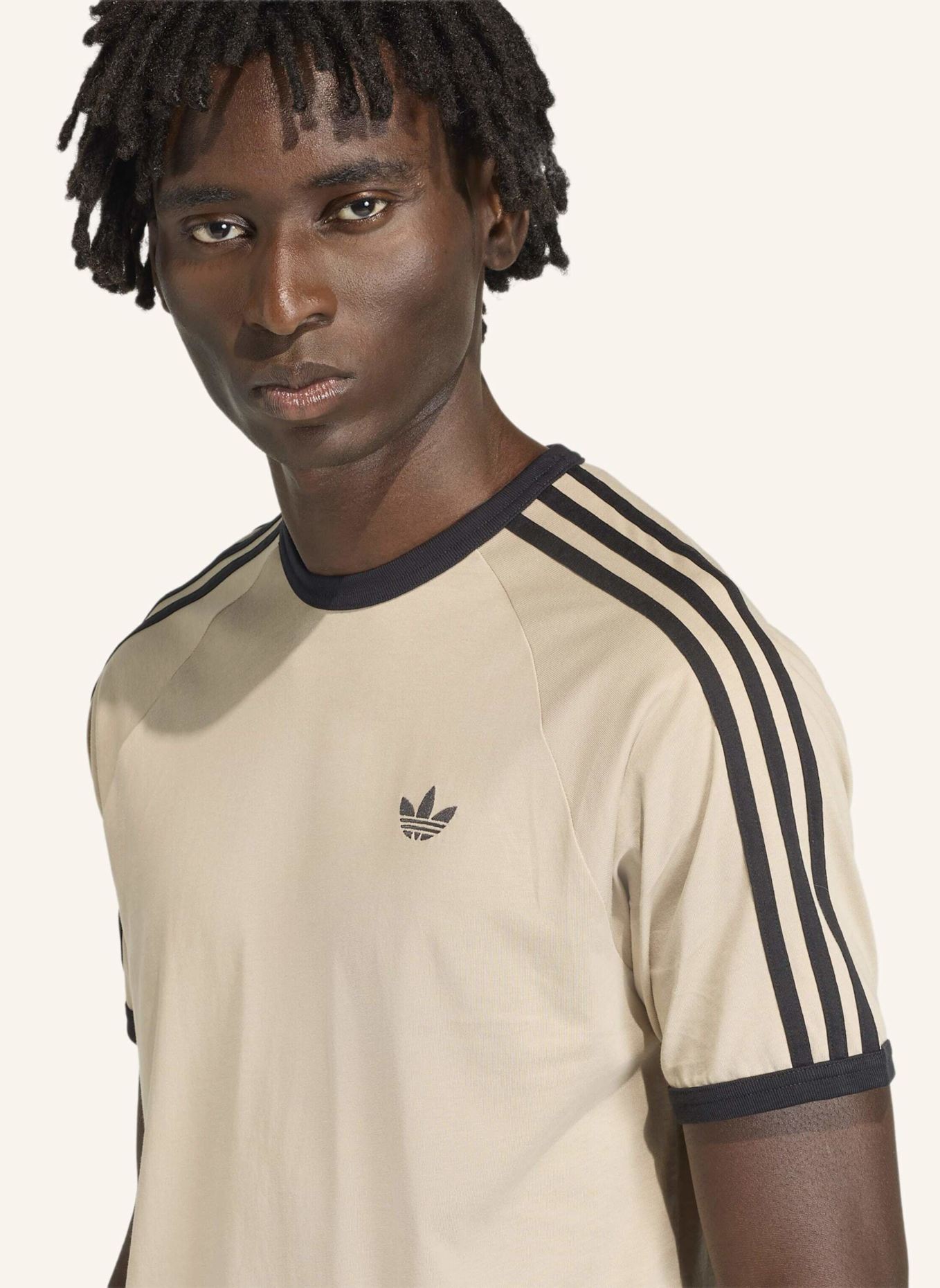 adidas Originals T-Shirt 3-STREIFEN: BEIGE