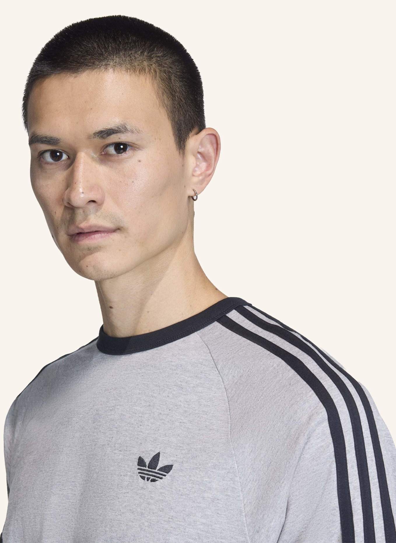 adidas Originals T-Shirt 3-STREIFEN: GRAU