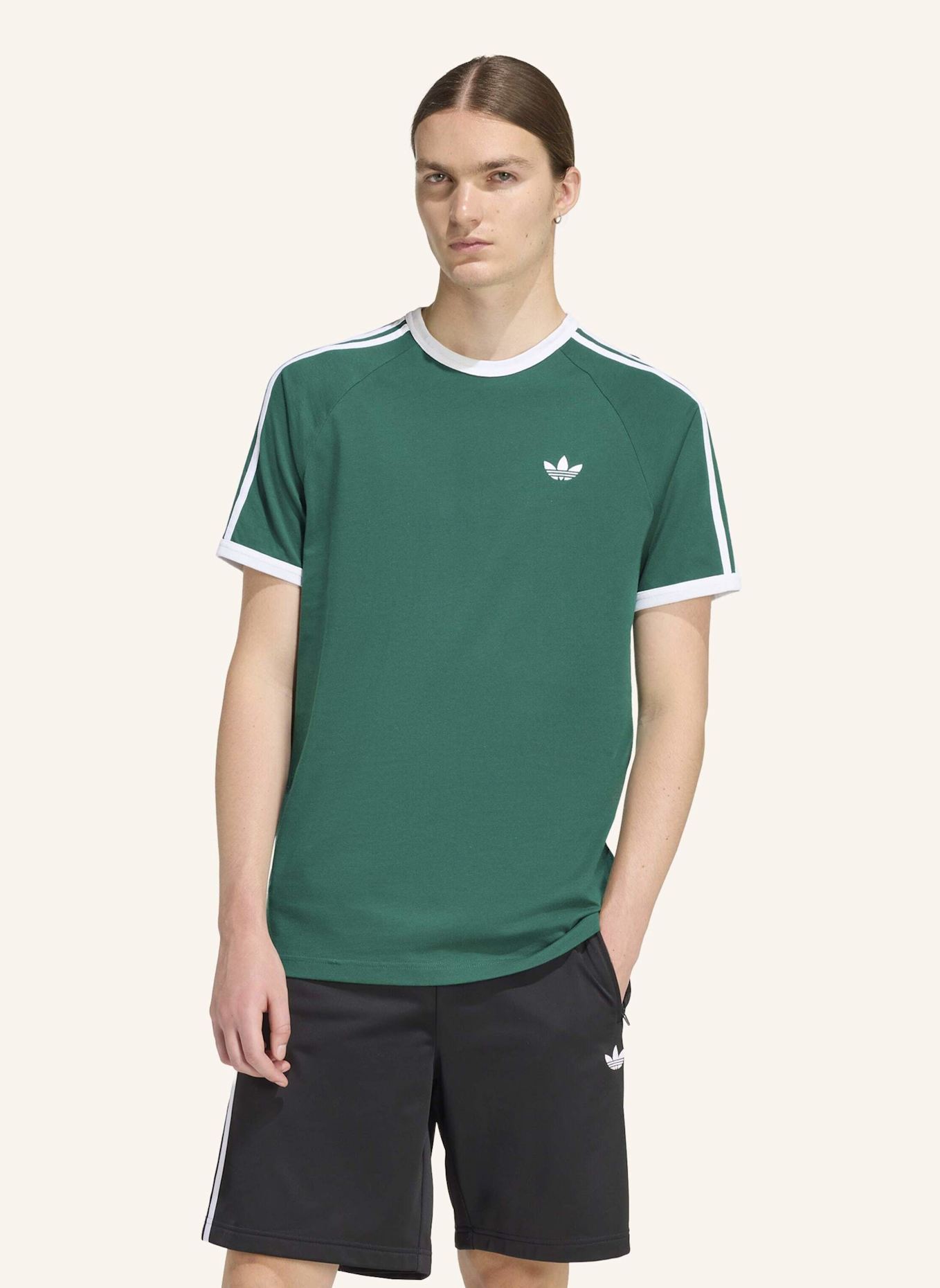adidas Originals T-Shirt 3-STREIFEN: GRÜN