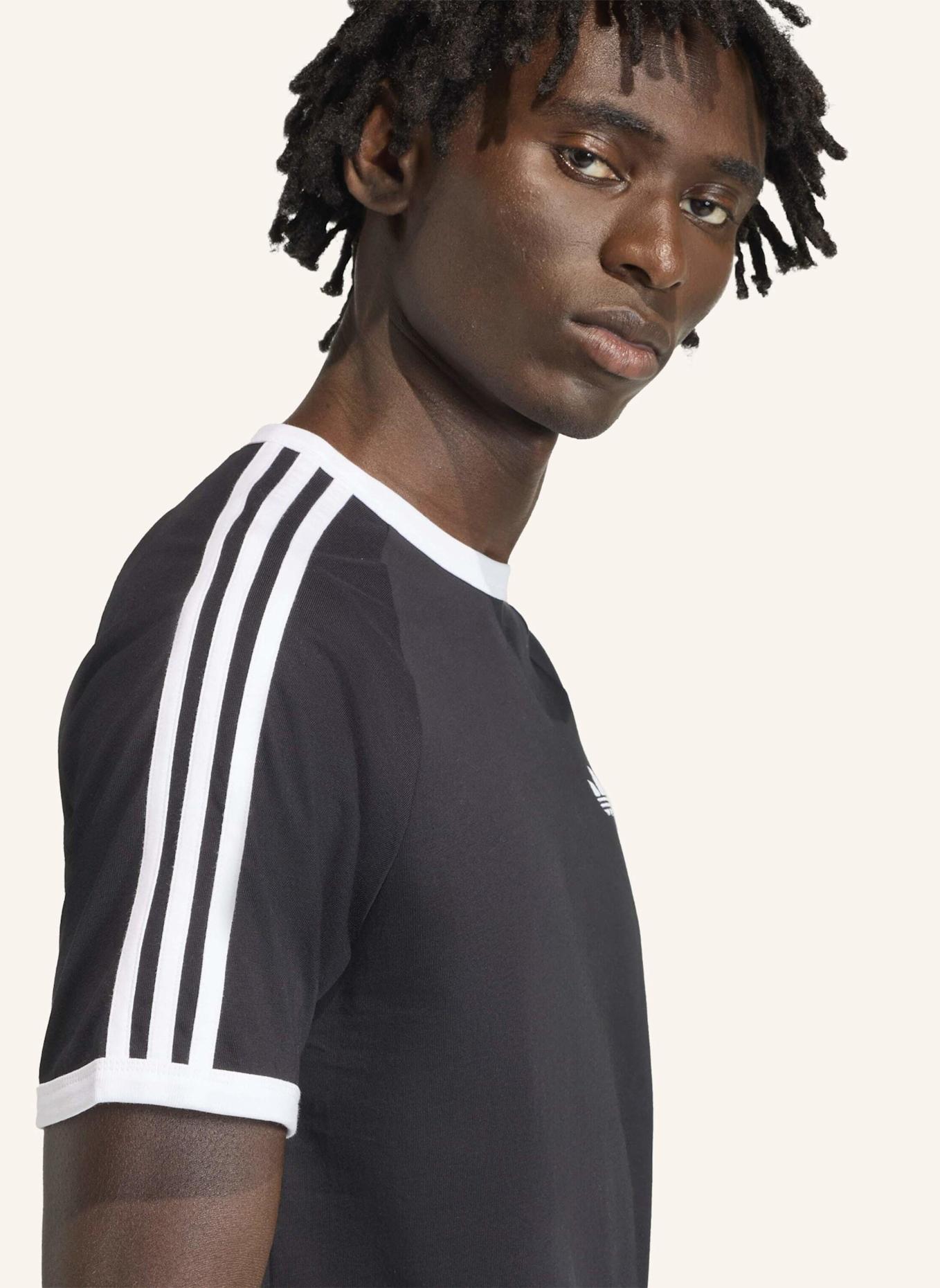 adidas Originals T-Shirt 3-STREIFEN: SCHWARZ