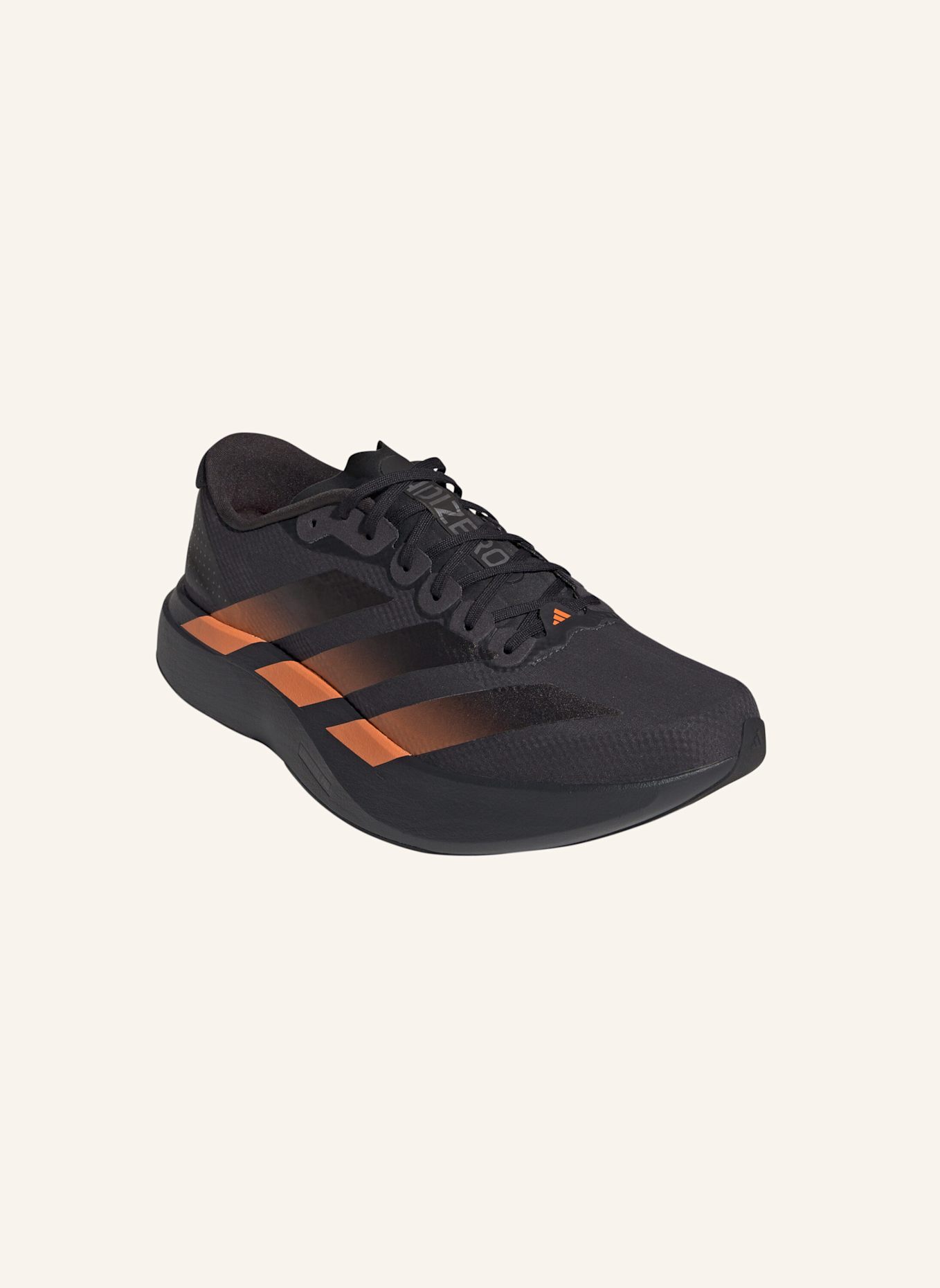 adidas ADIZERO EVO SL SCHUH: GRAU/ SCHWARZ/ ORANGE