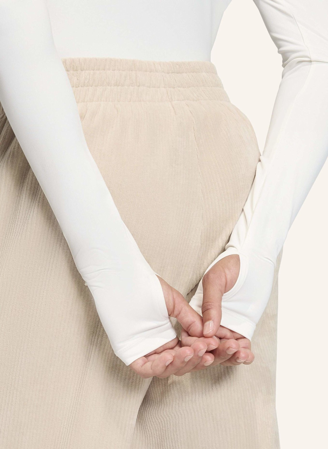 adidas Originals OFF-SHOULDER LONGSLEEVE: WEISS