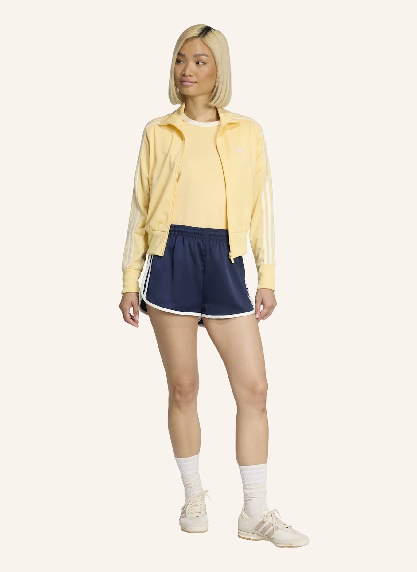 adidas Originals Satinshorts 3 STRIPES SPRINTER: BLAU/ WEISS