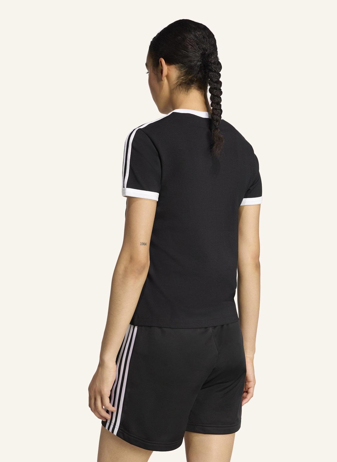 adidas Originals T-Shirt 3 STRIPES: SCHWARZ/ WEISS