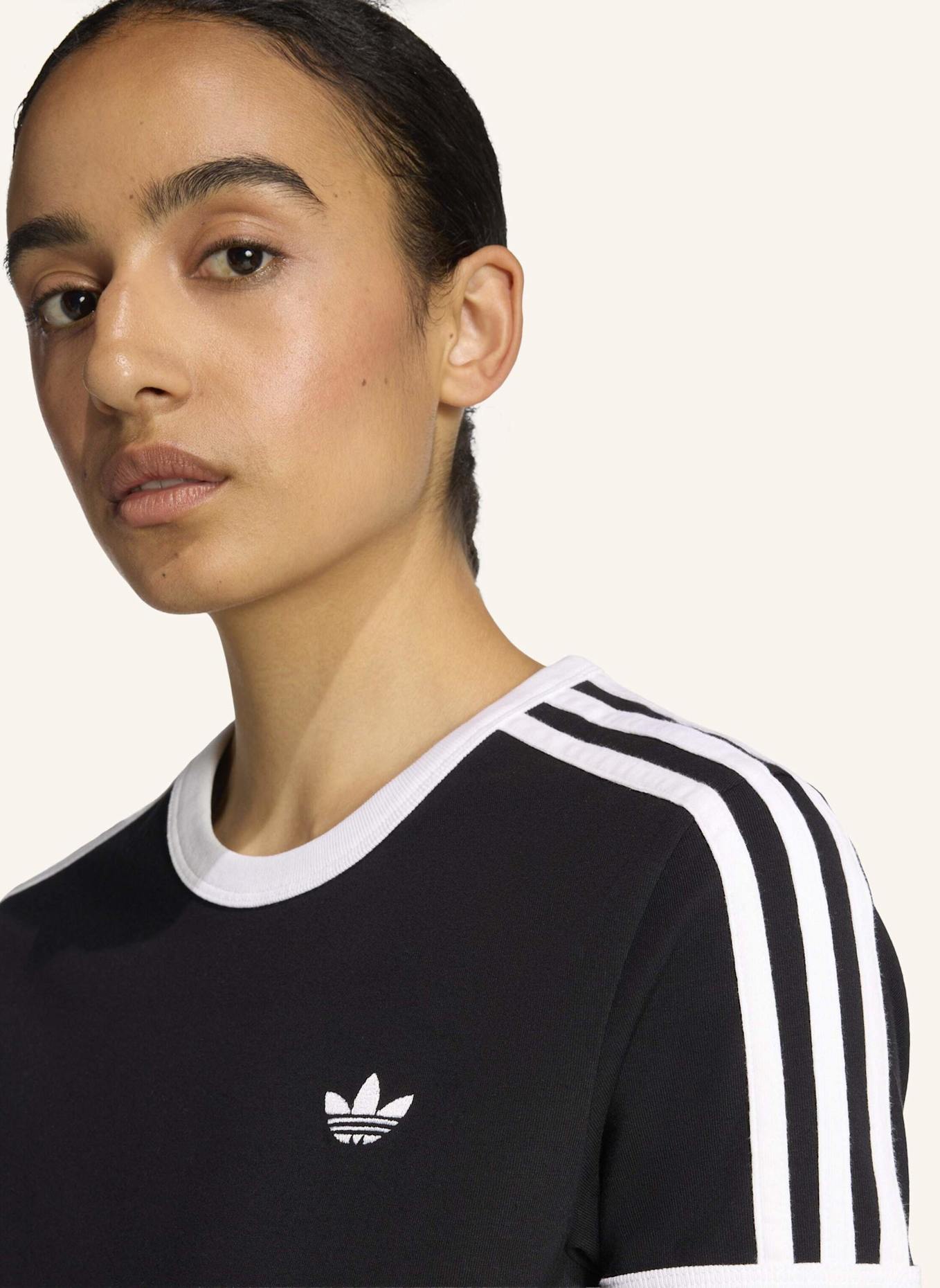 adidas Originals T-Shirt 3 STRIPES: SCHWARZ/ WEISS