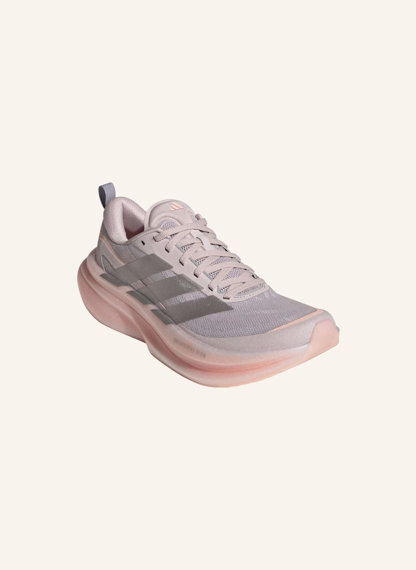 adidas SUPERNOVA GLIDE LAUFSCHUH DAMEN: LILA/ SILBER/ GRAU