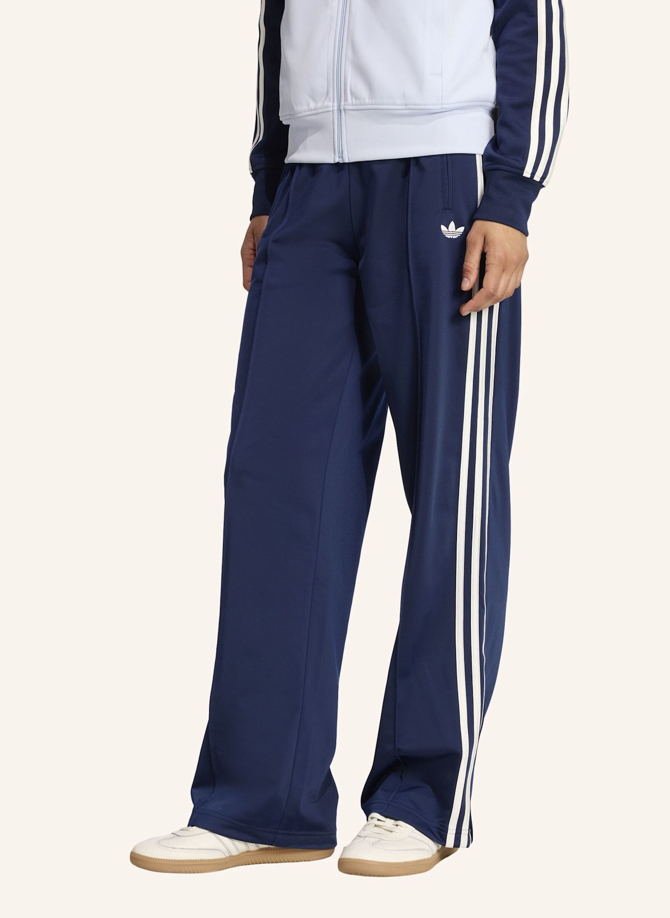 adidas Originals Track Pants FB LOOSE: BLAU/ WEISS
