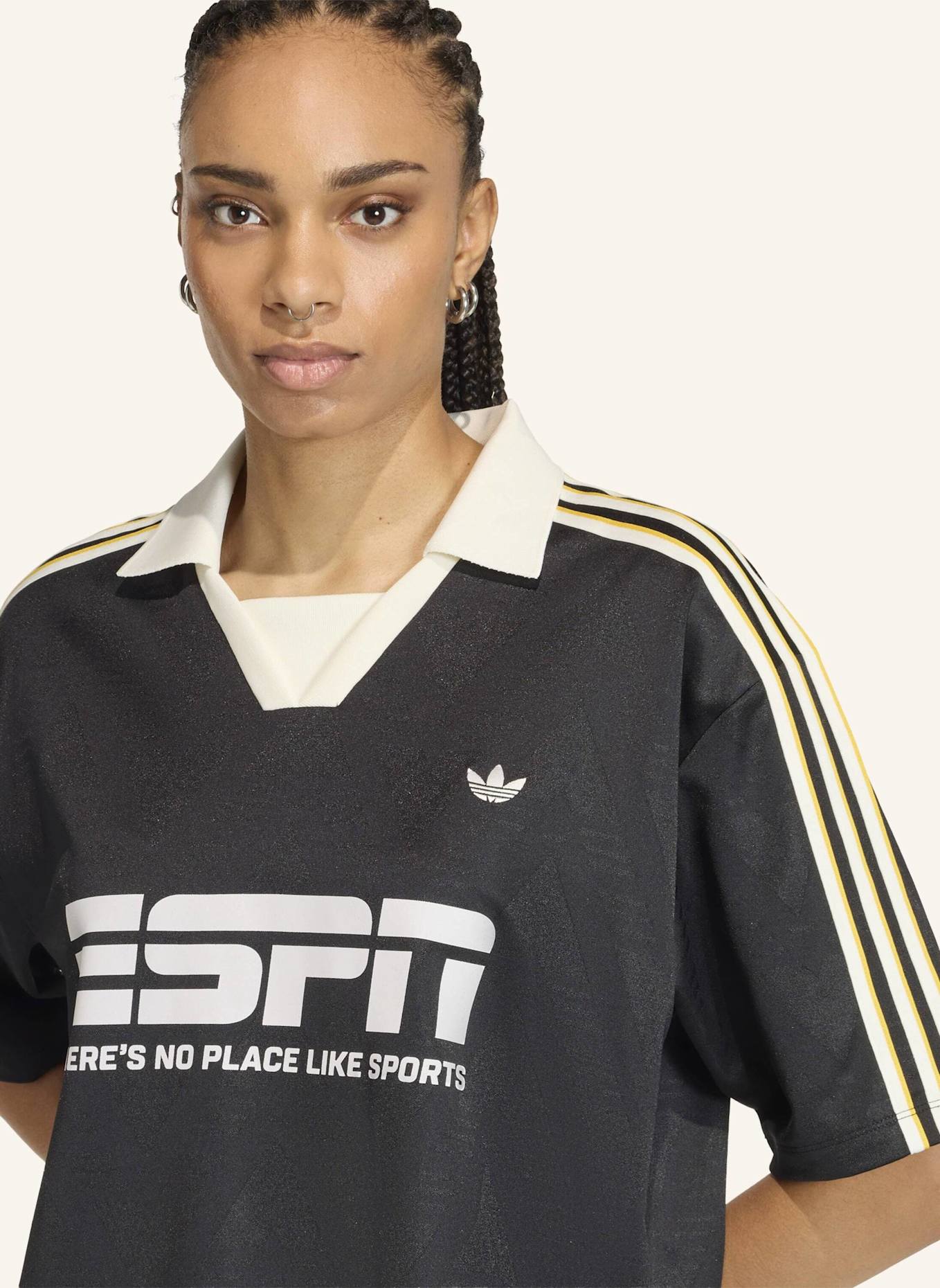 adidas Originals FUSSBALLTRIKOT SPONSOR: SCHWARZ