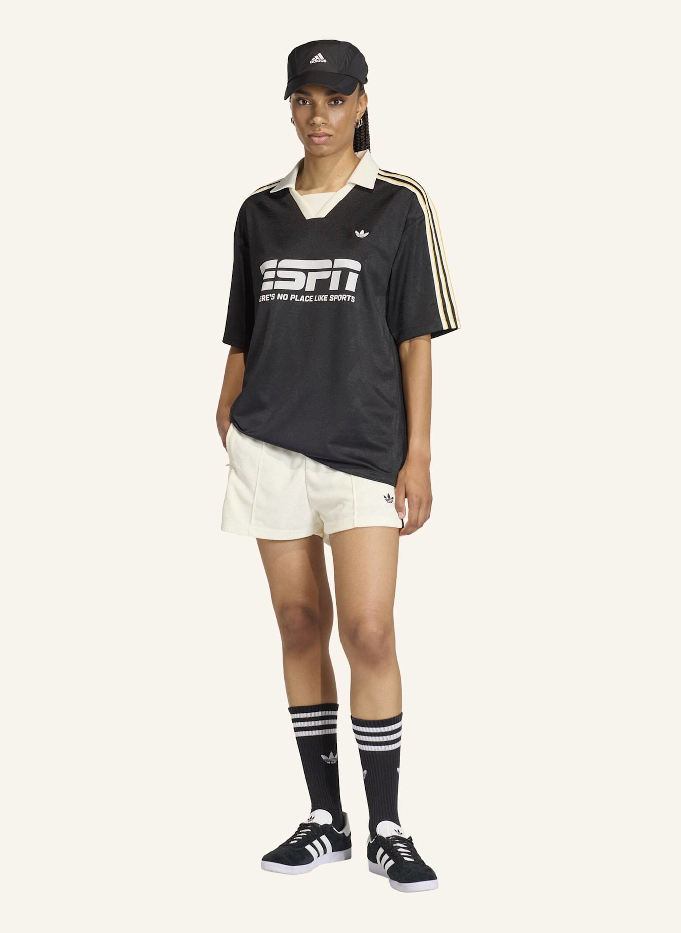 adidas Originals FUSSBALLTRIKOT SPONSOR: SCHWARZ