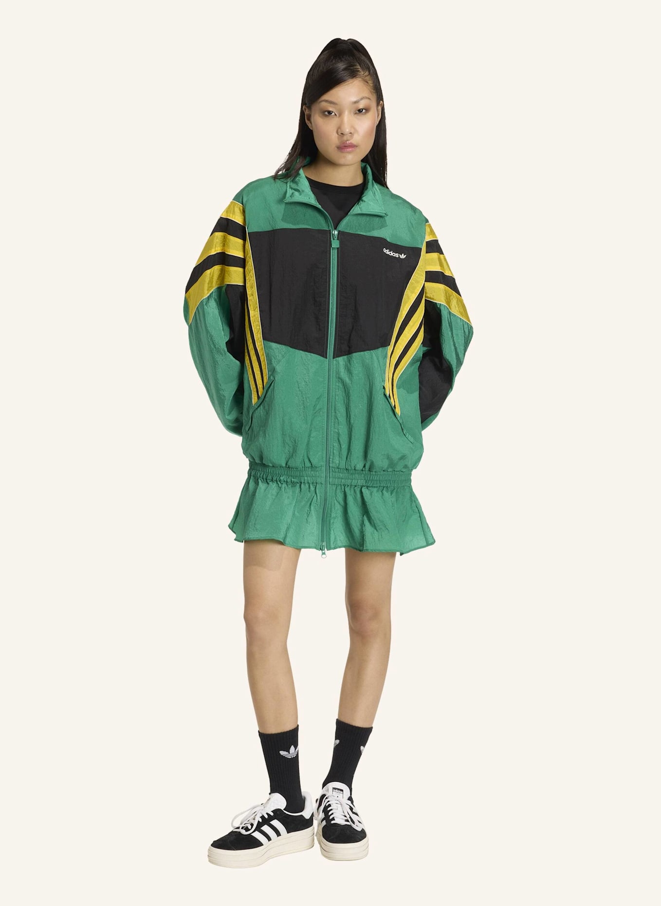 adidas Originals SANTIAGO WOVEN TRACK TOP: GRÜN