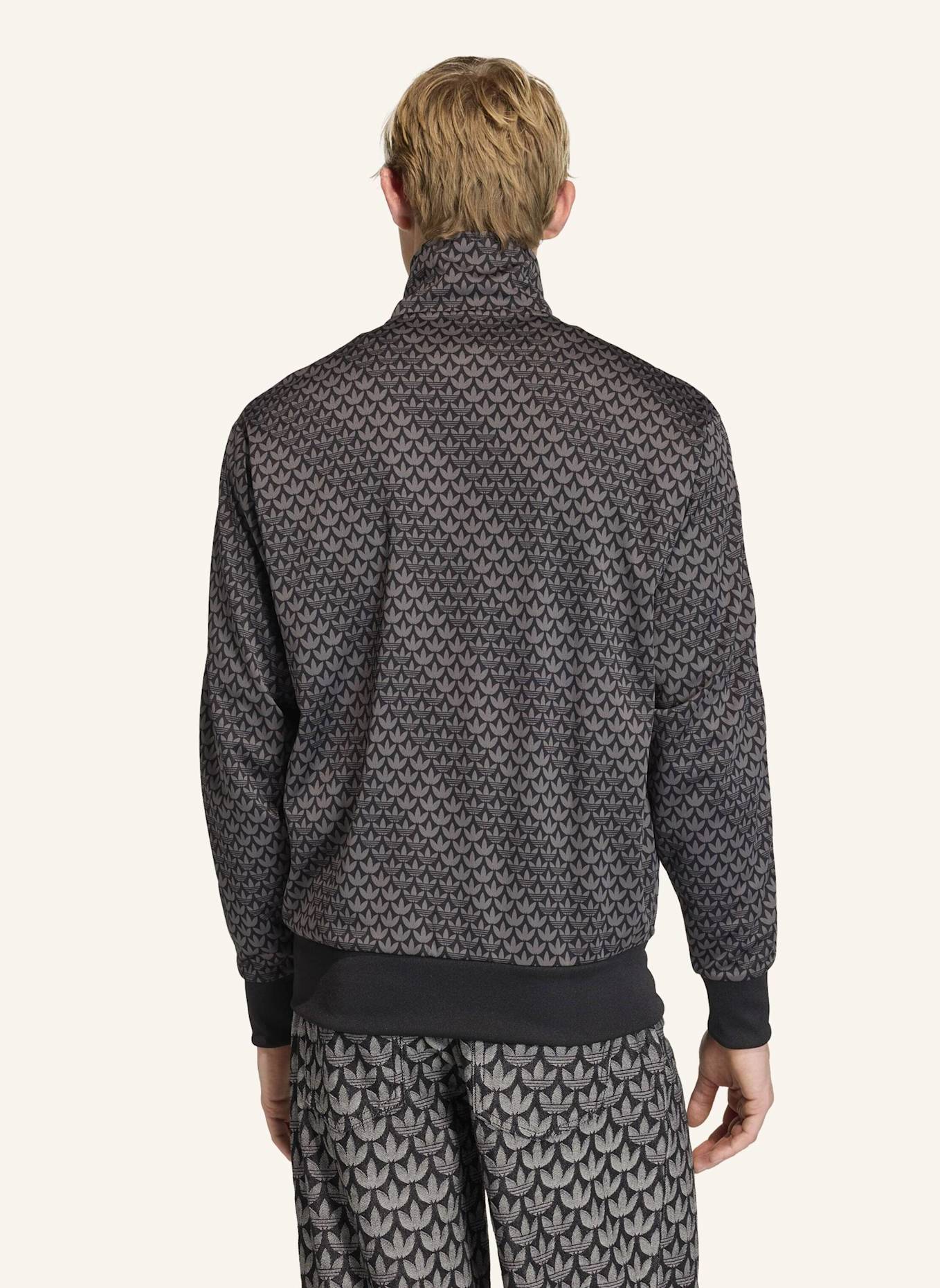 adidas Originals FIREBIRD LOOSE MONOGRAM TRAININGSJACKE: SCHWARZ