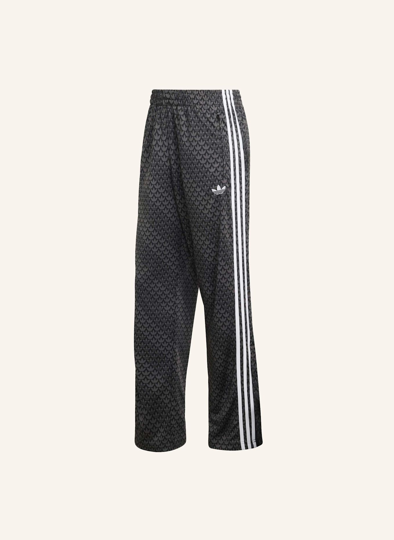 adidas Originals FIREBIRD LOOSE MONOGRAMM TRAININGSHOSE: SCHWARZ