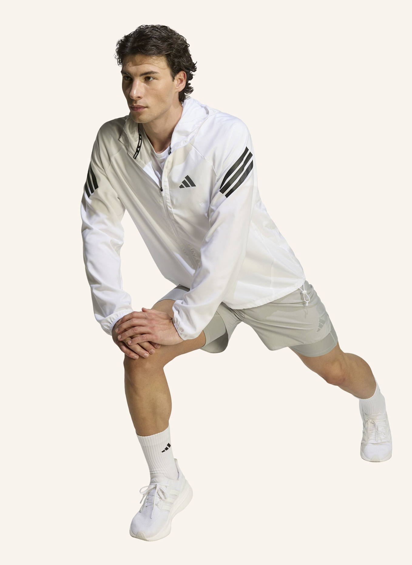 adidas ADI365 ICONIC JACKE: WEISS