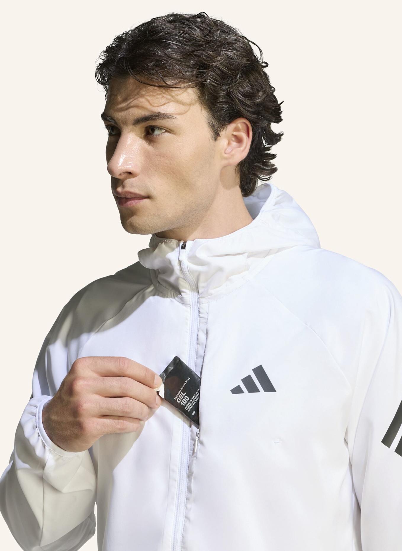 adidas ADI365 ICONIC JACKE: WEISS
