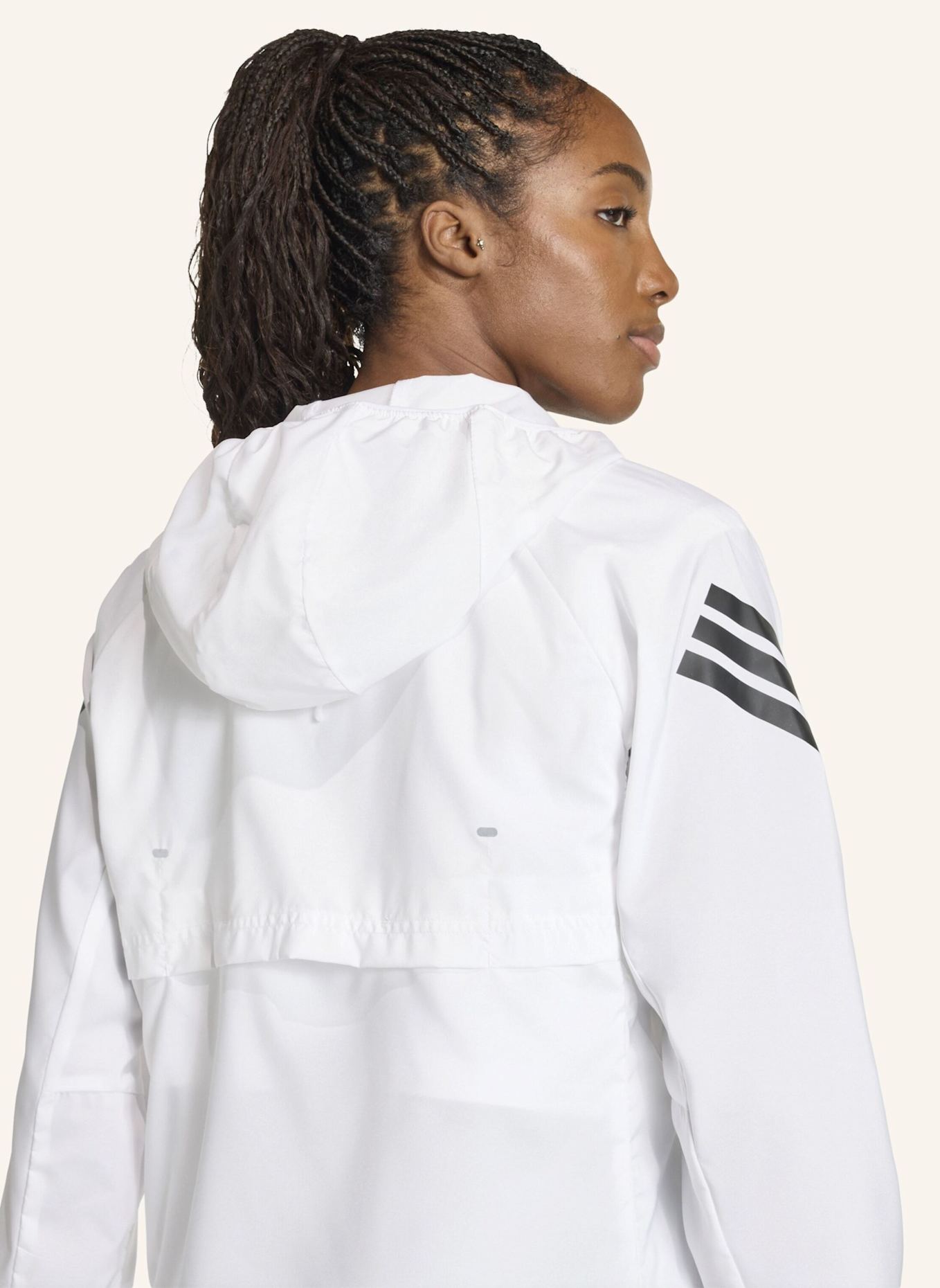 adidas Laufjacke ADI365 ICONIC: WEISS