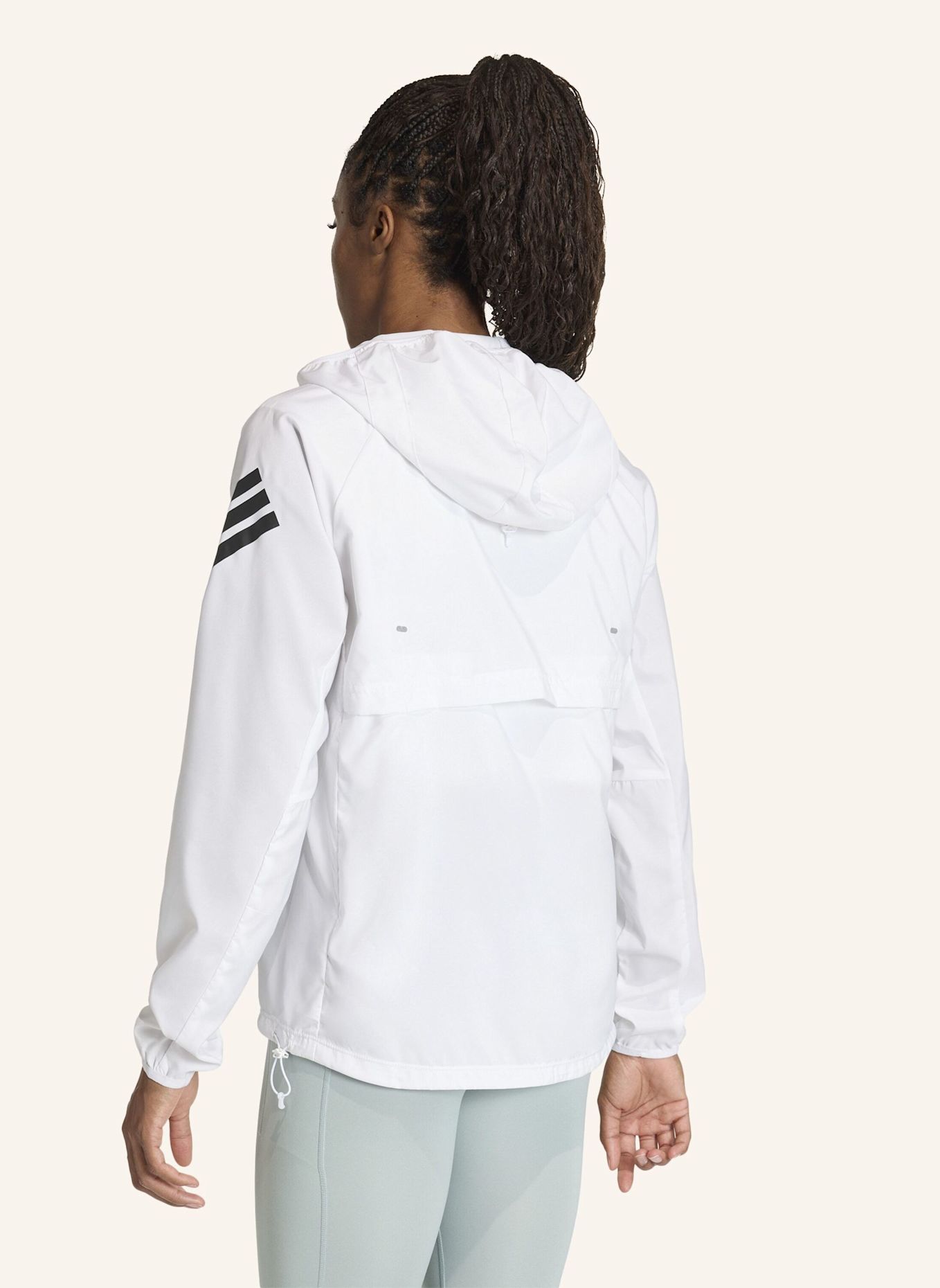adidas Laufjacke ADI365 ICONIC: WEISS