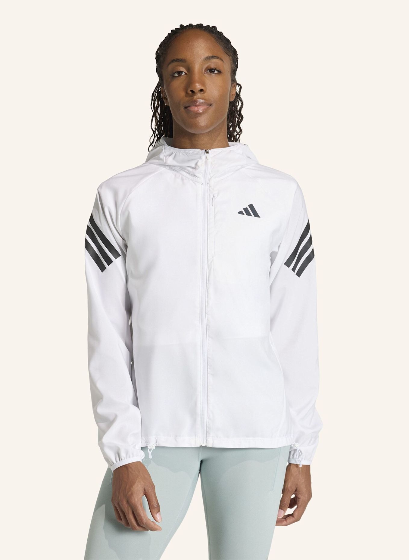 adidas Laufjacke ADI365 ICONIC: WEISS