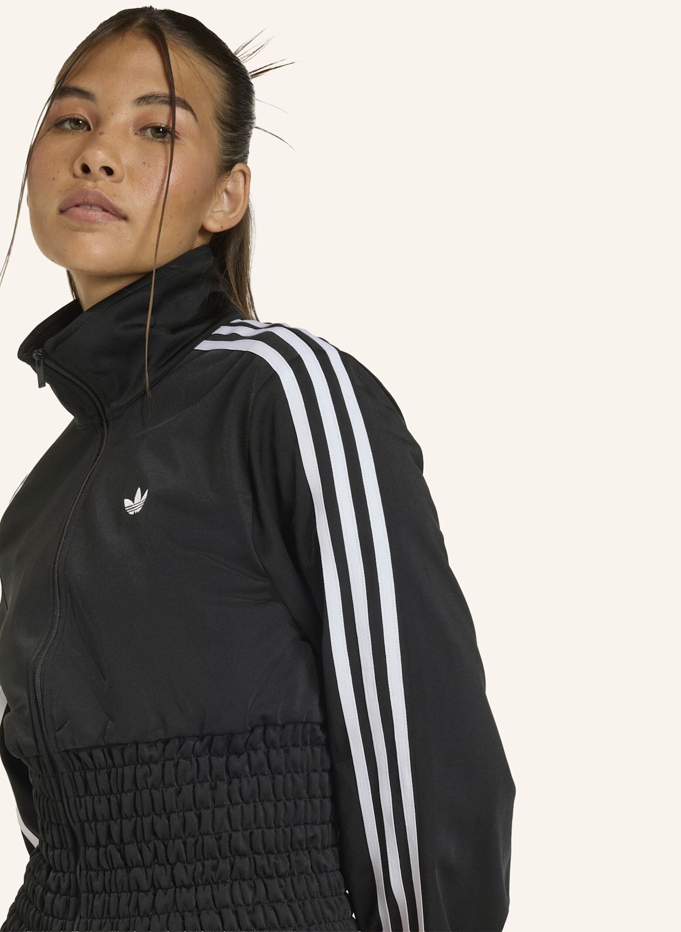 adidas Originals GESMOKTES FIREBIRD TRACK TOP: SCHWARZ