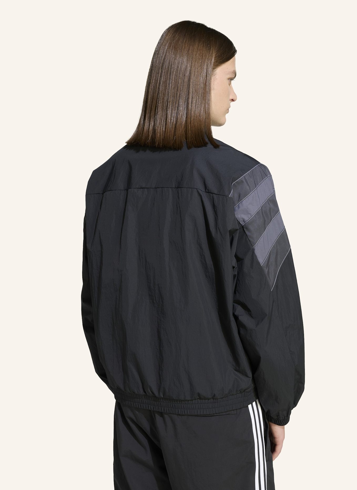 adidas Originals SANTIAGO TRACK TOP: SCHWARZ