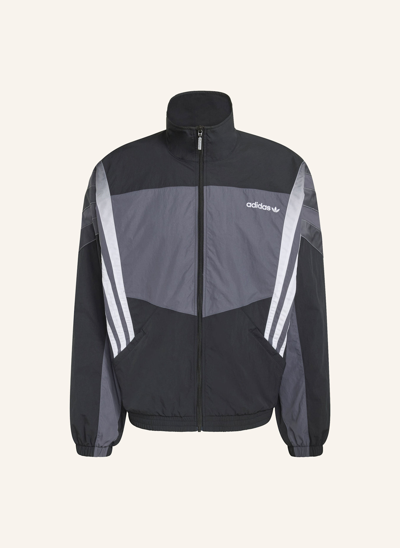 adidas Originals SANTIAGO TRACK TOP: SCHWARZ