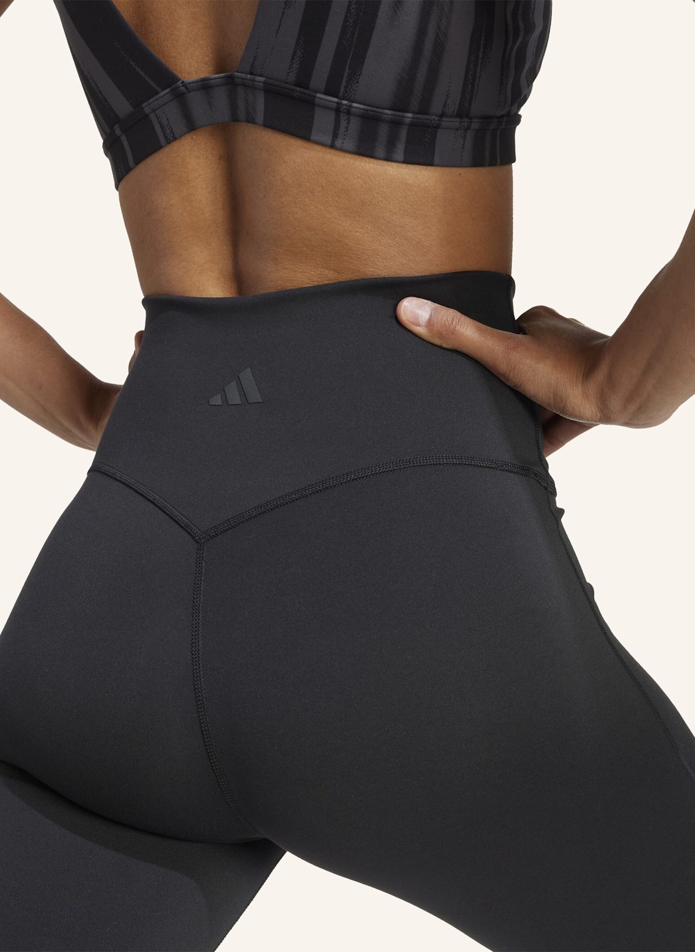 adidas ALL ME SCULPT 7/8-LEGGINGS: SCHWARZ