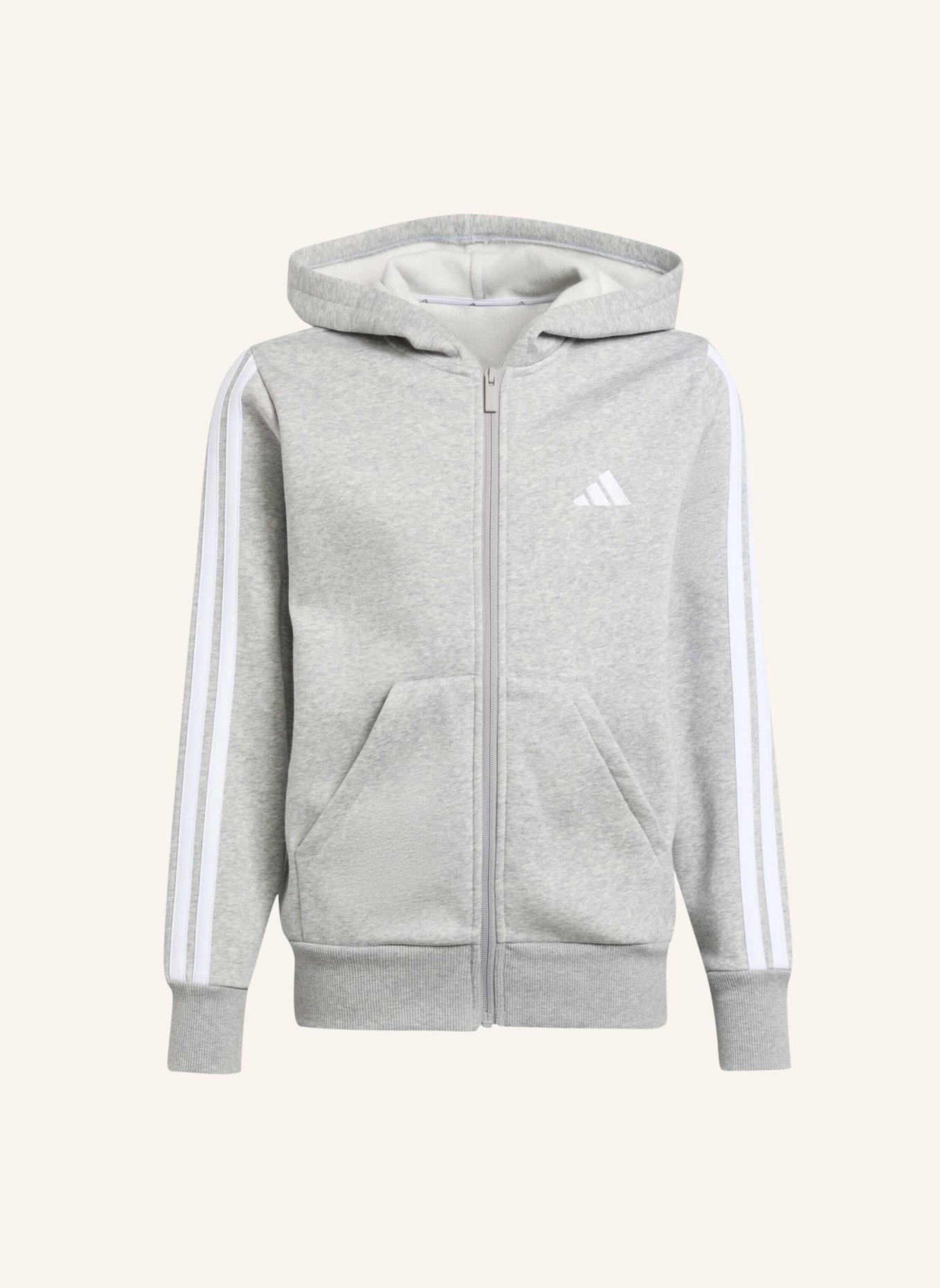 adidas Sweatjacke ESSENTIALS FULL ZIP: WEISS