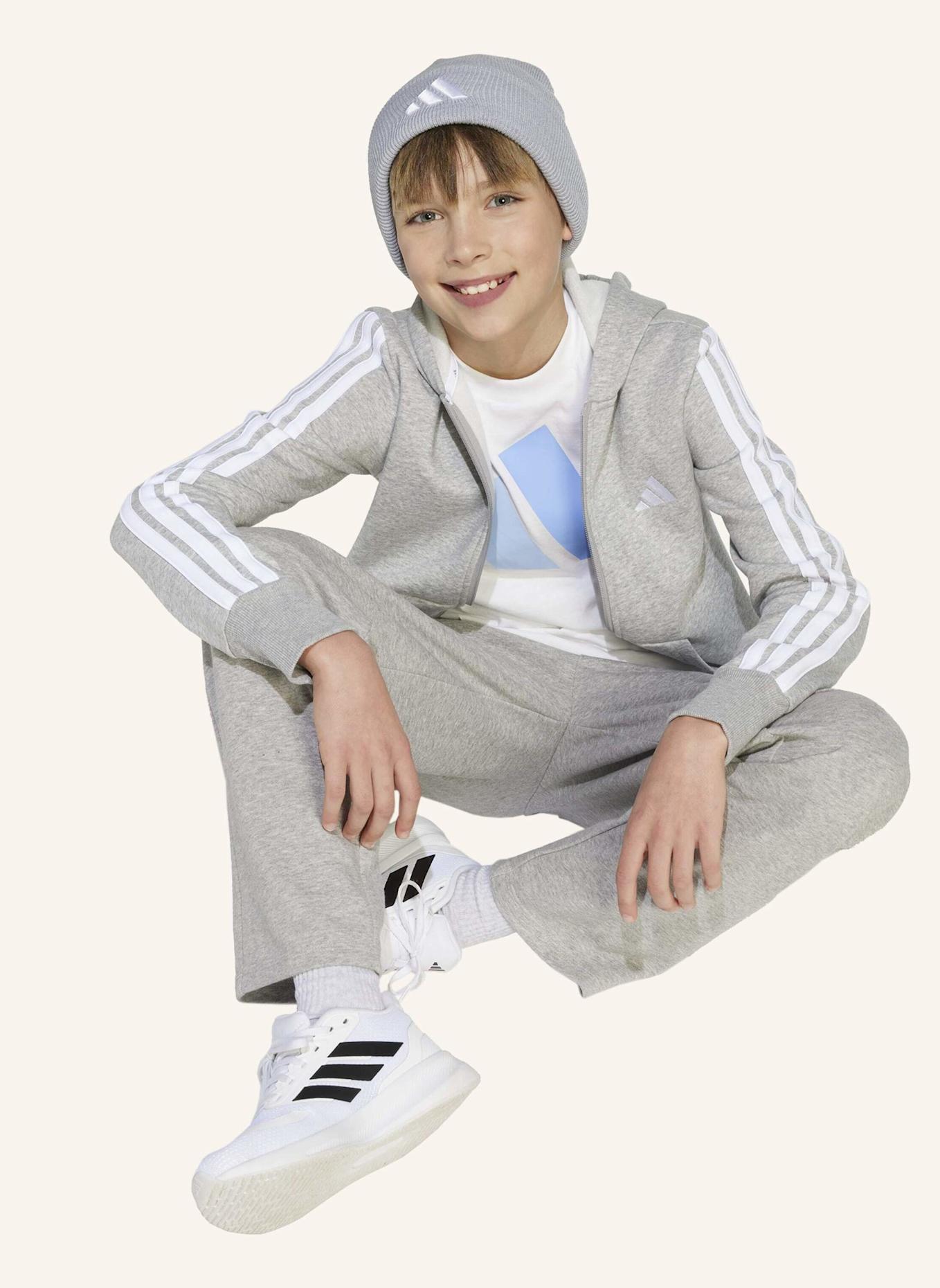 adidas Sweatjacke ESSENTIALS FULL ZIP: WEISS