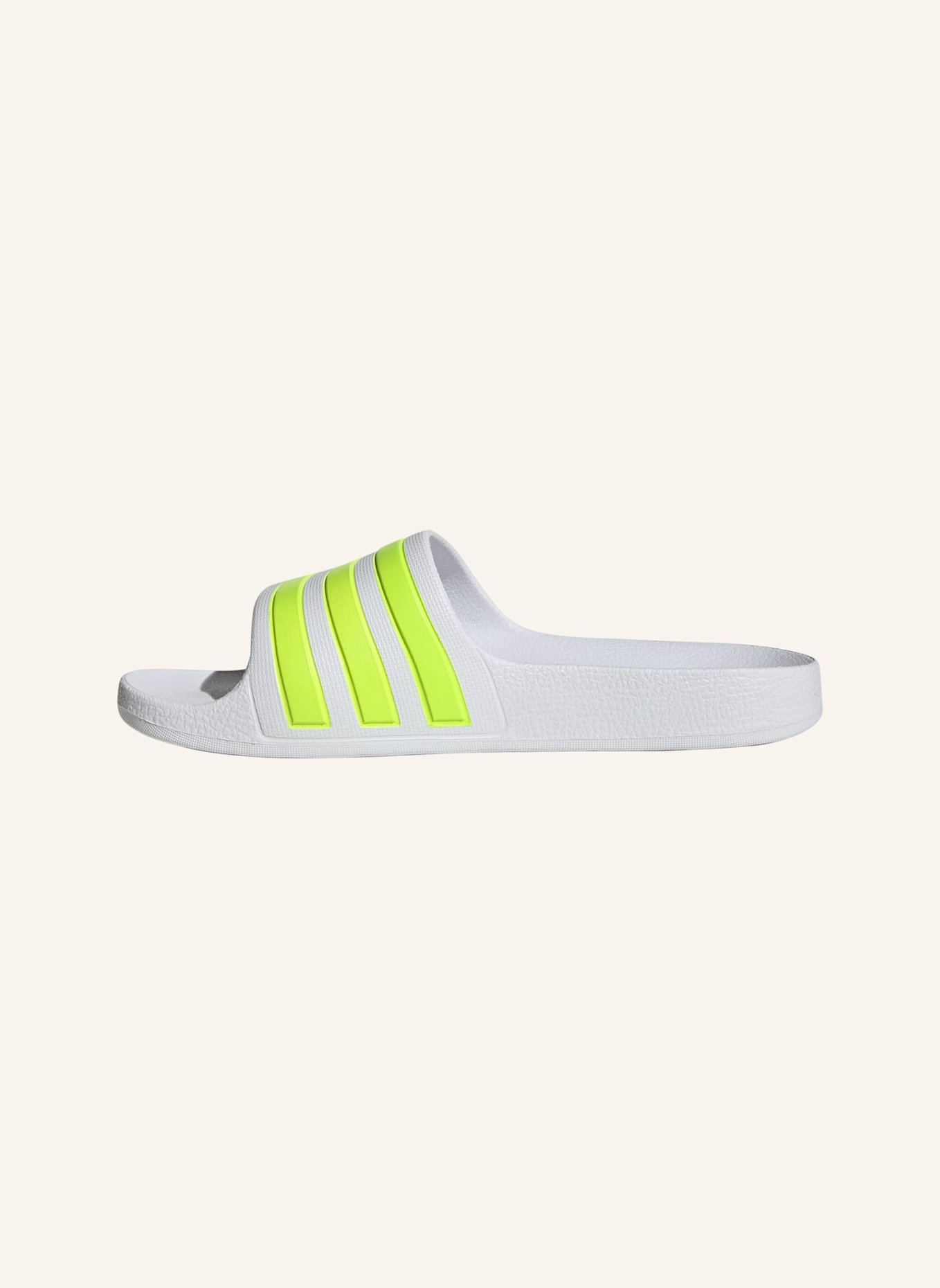 adidas Pantoletten ADILETTE AQUA: WEISS/ GRÜN