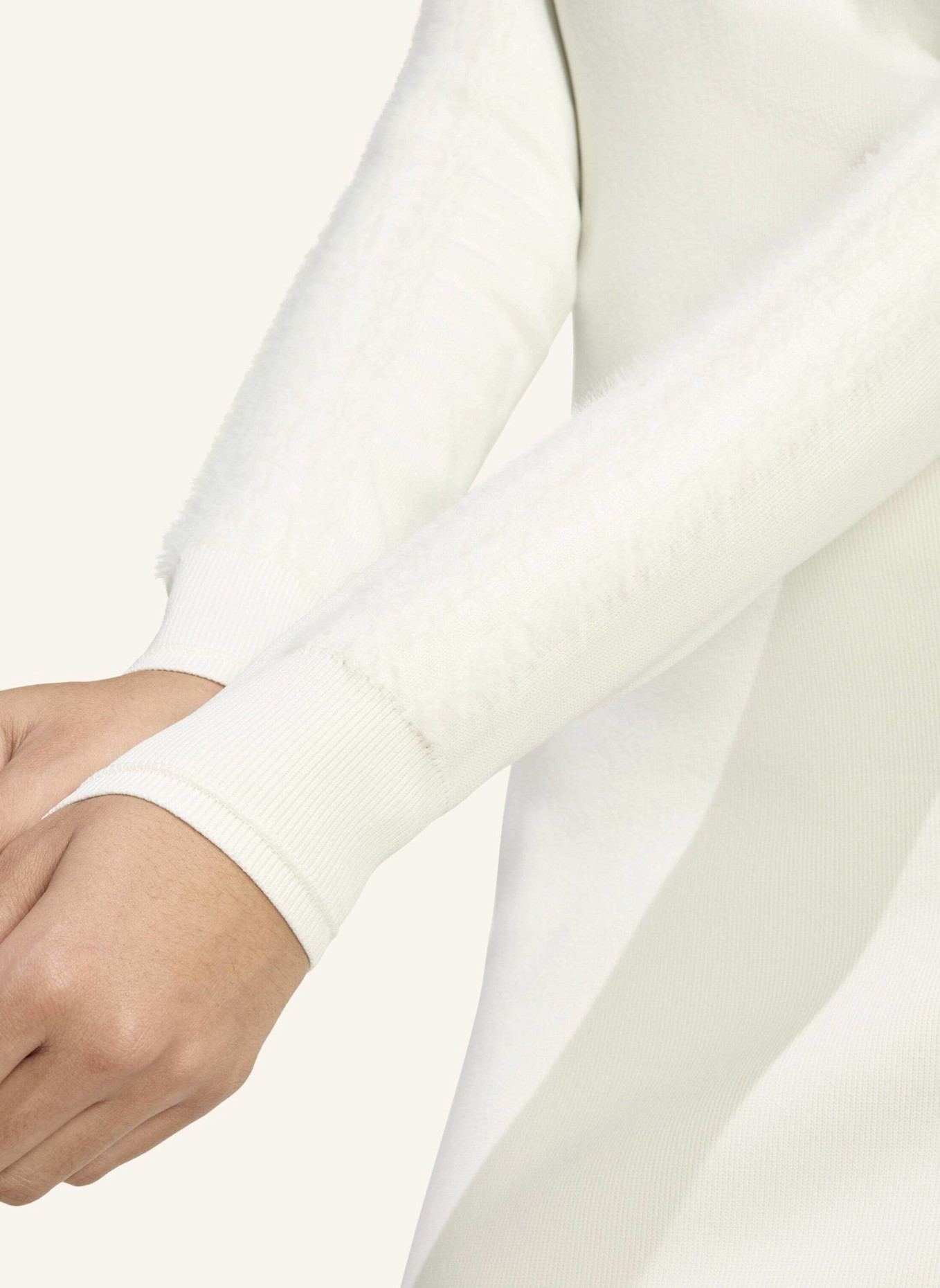 adidas Originals LANGÄRMELIGES KLEID MIT KRAGEN: WEISS