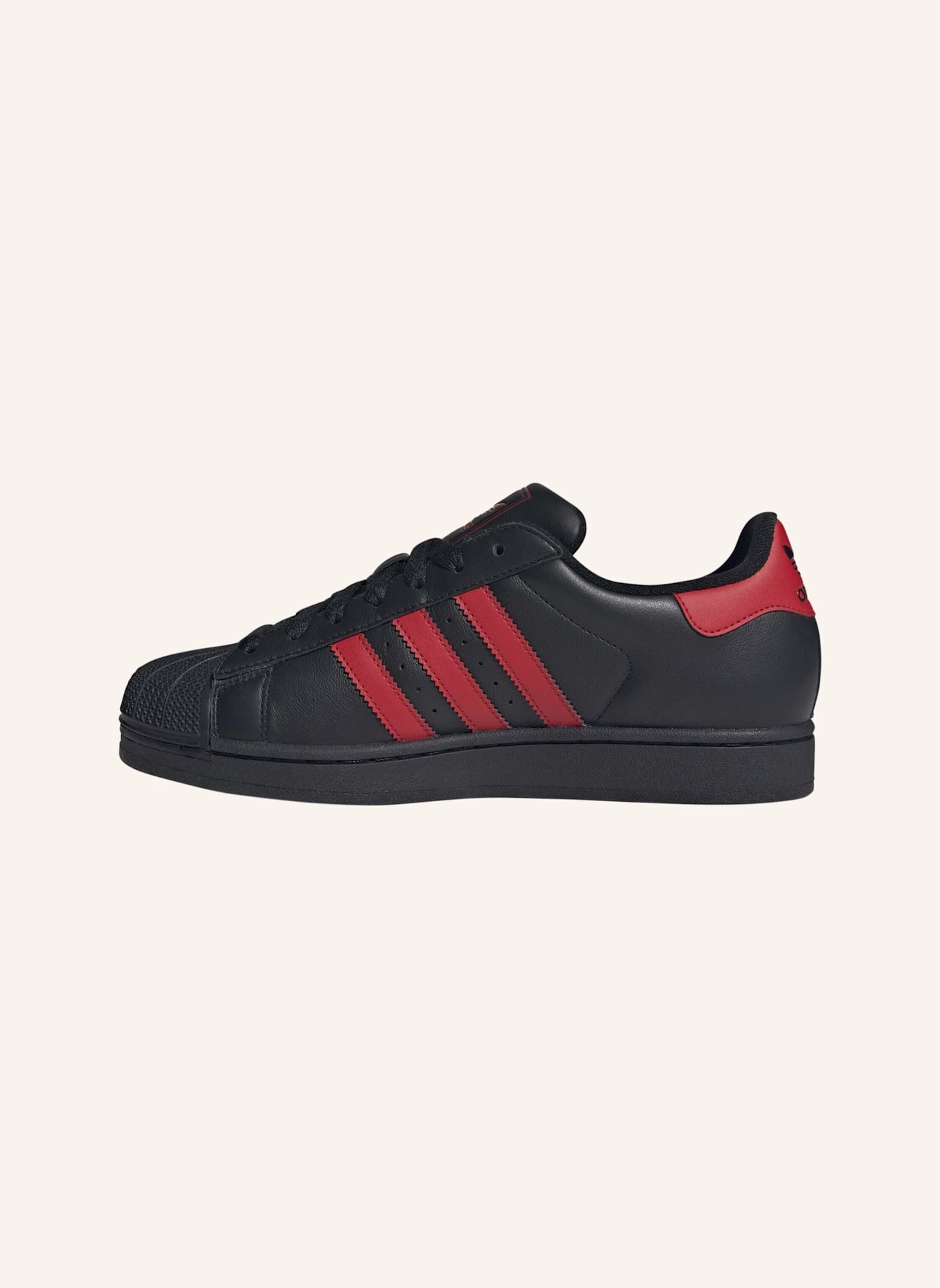 adidas Originals Sneaker SUPERSTAR II: SCHWARZ/ ROT