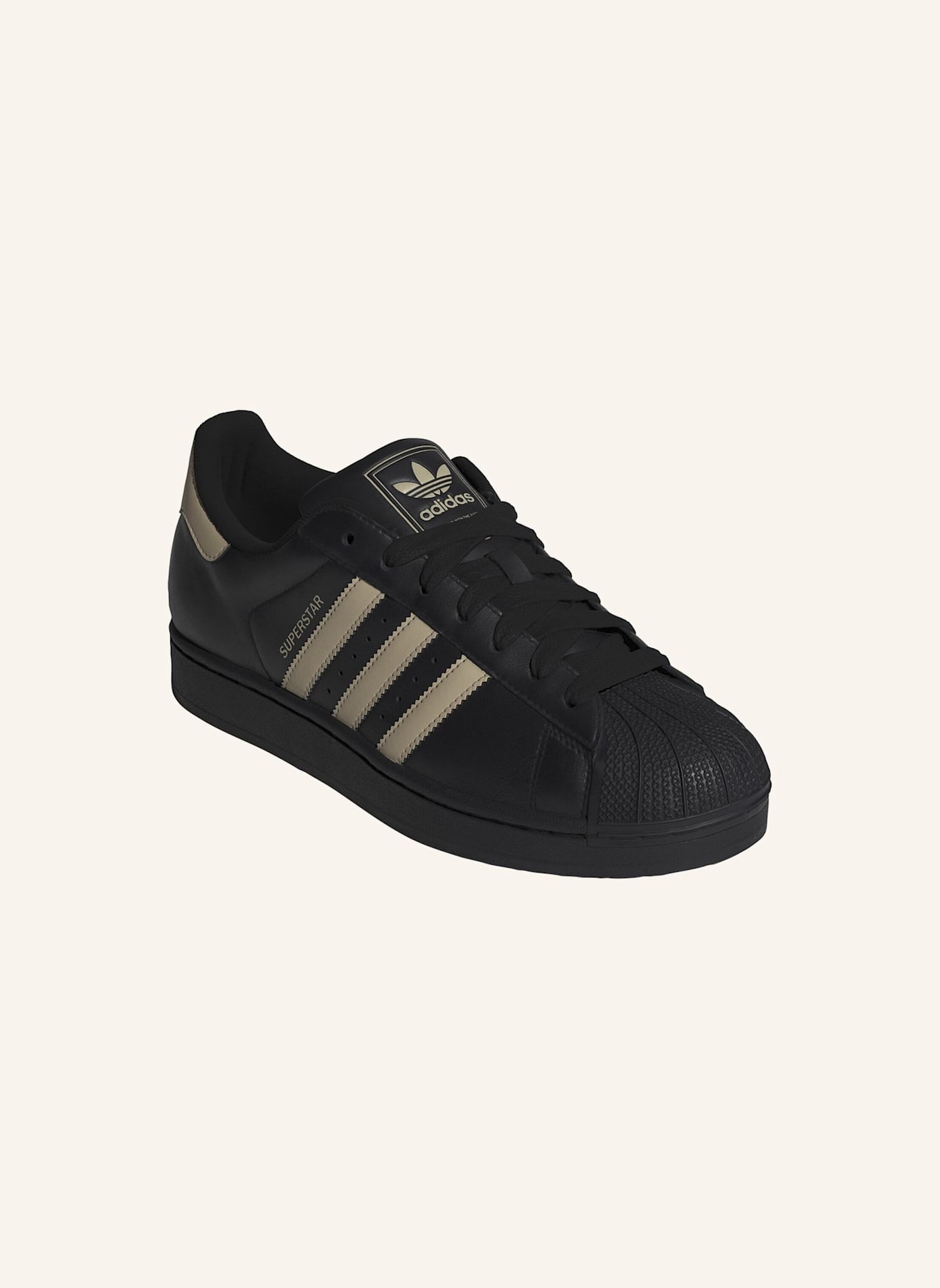 adidas Originals Sneaker SUPERSTAR II: SCHWARZ/ BEIGE