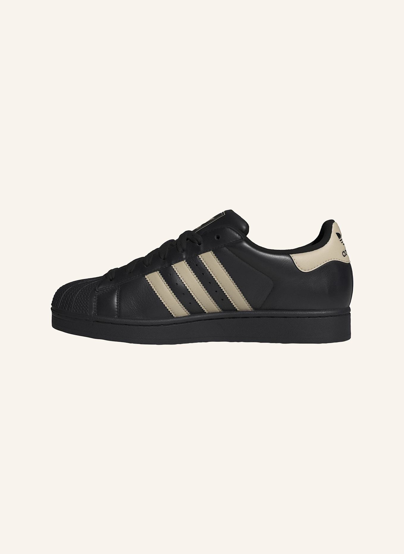 adidas Originals Sneaker SUPERSTAR II: SCHWARZ/ BEIGE
