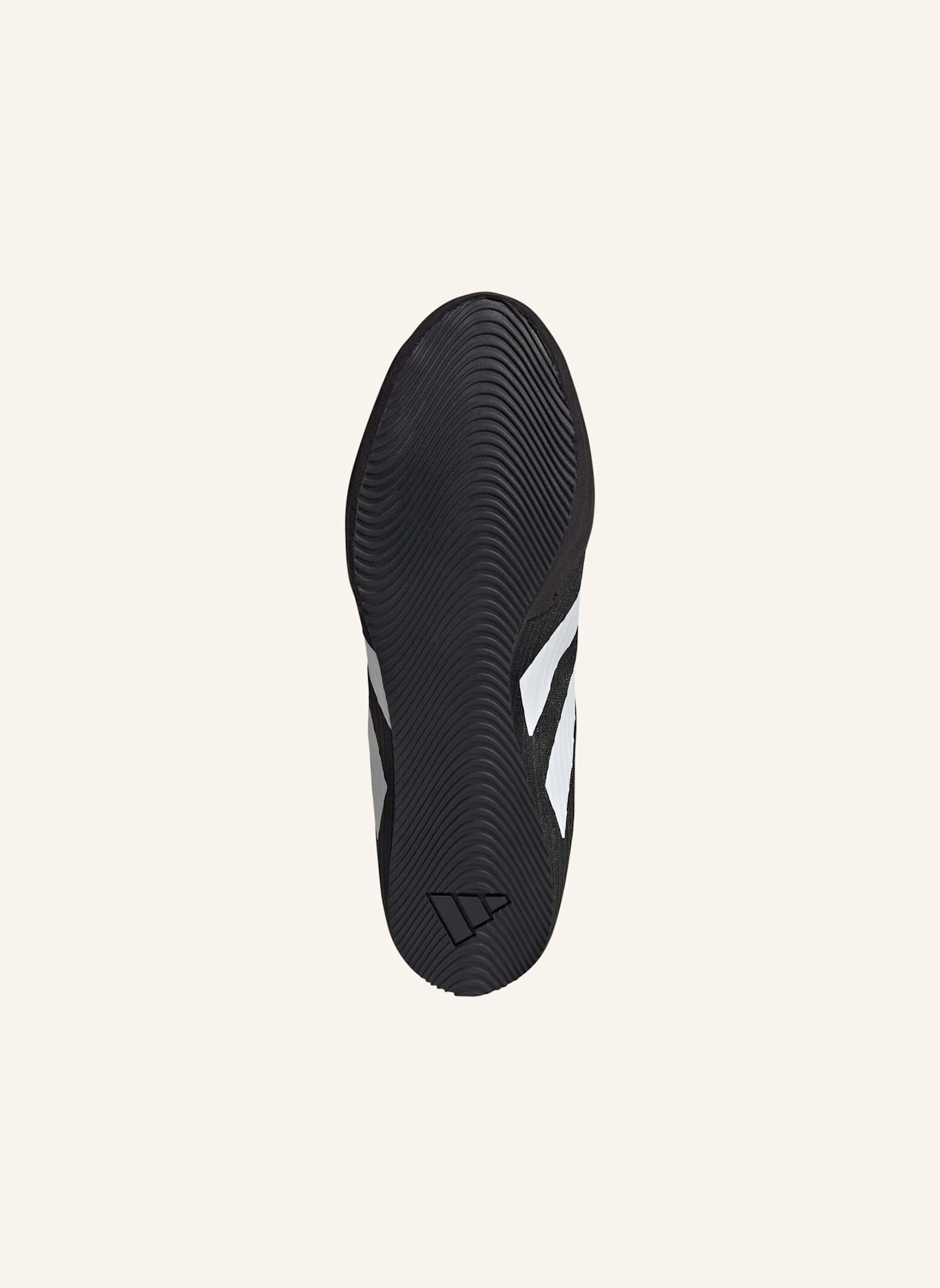 adidas BOX HOG 4 BOXSCHUH: SCHWARZ/ WEISS