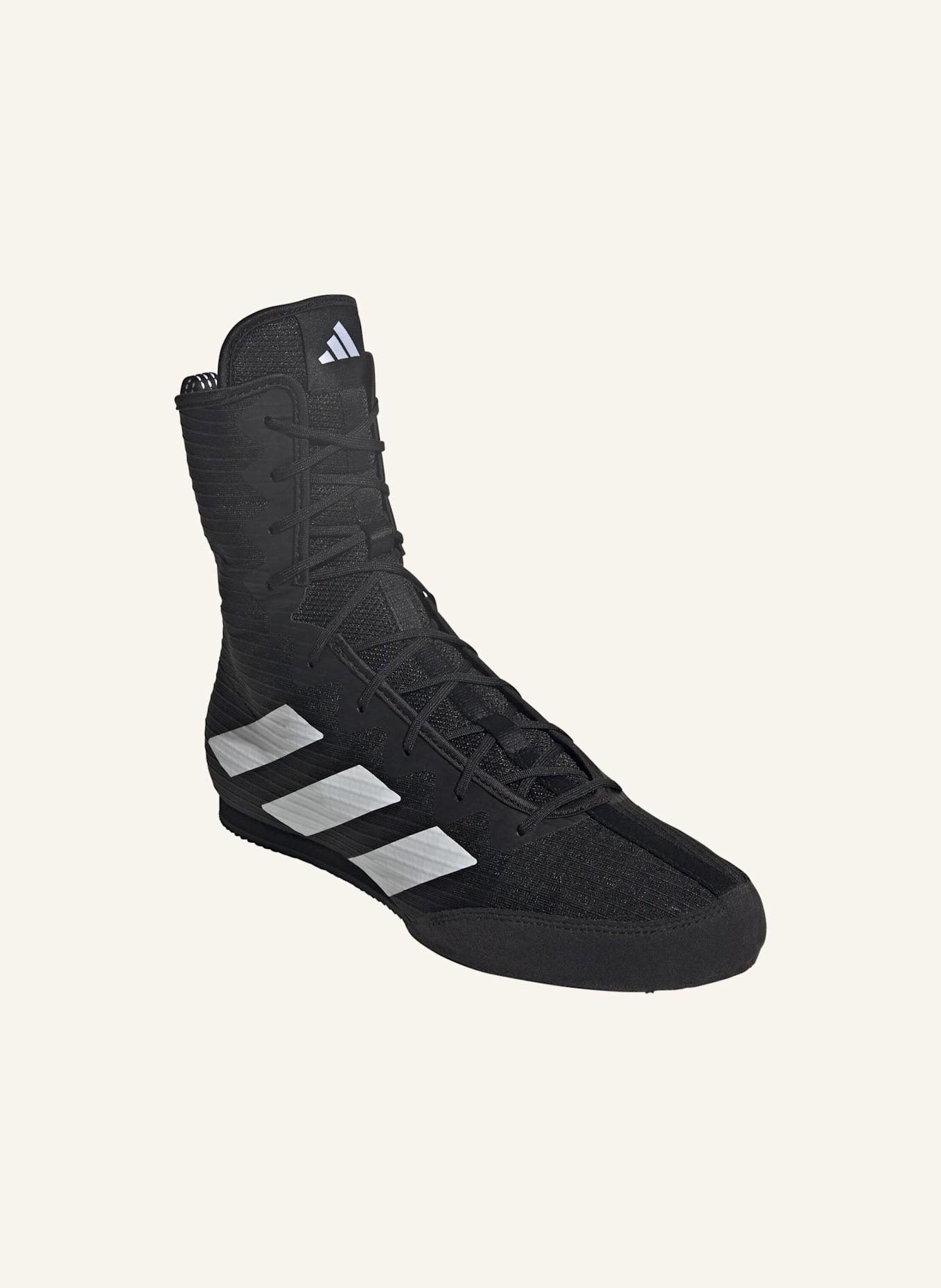 adidas BOX HOG 4 BOXSCHUH: SCHWARZ/ WEISS
