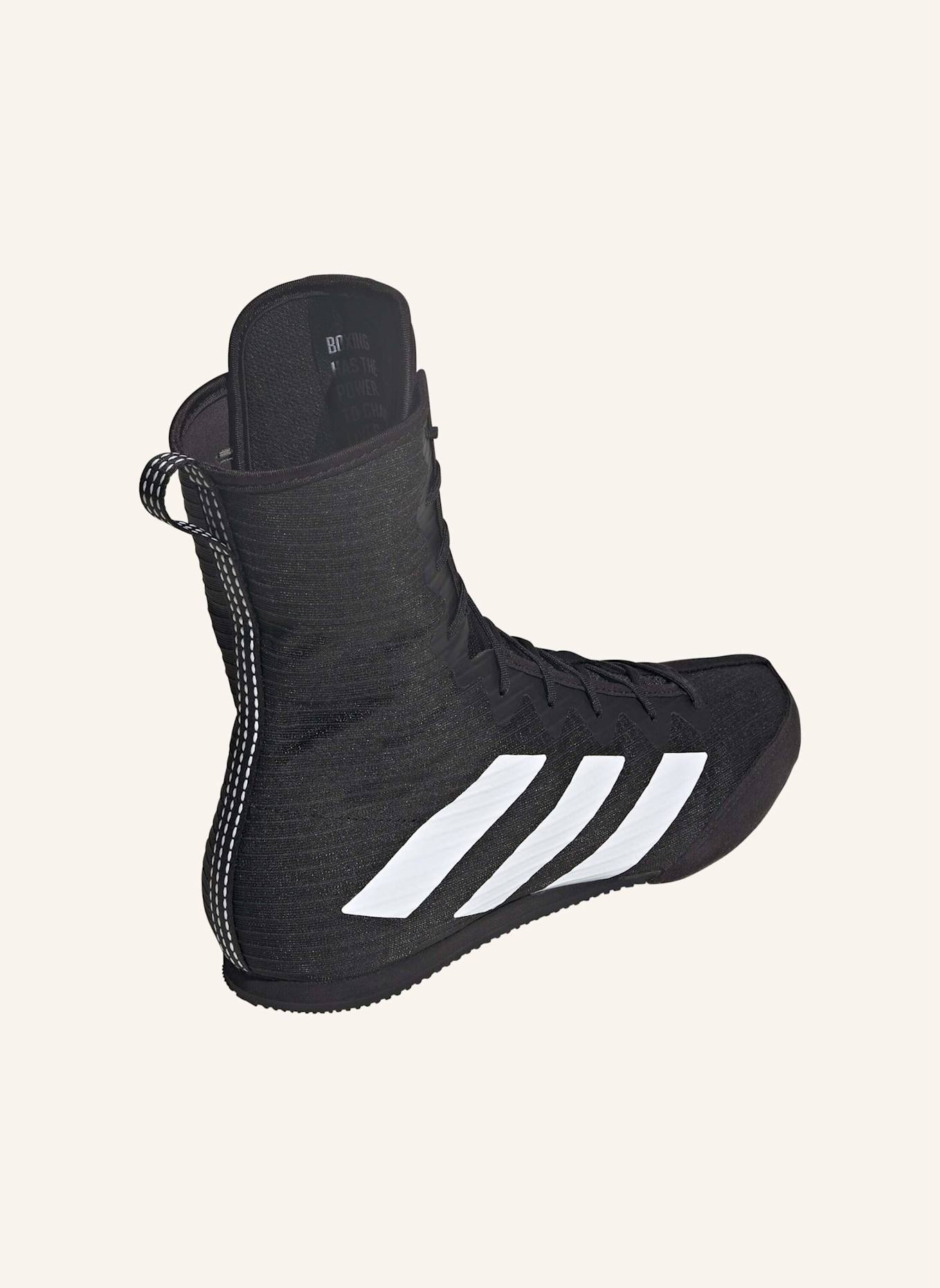 adidas BOX HOG 4 BOXSCHUH: SCHWARZ/ WEISS