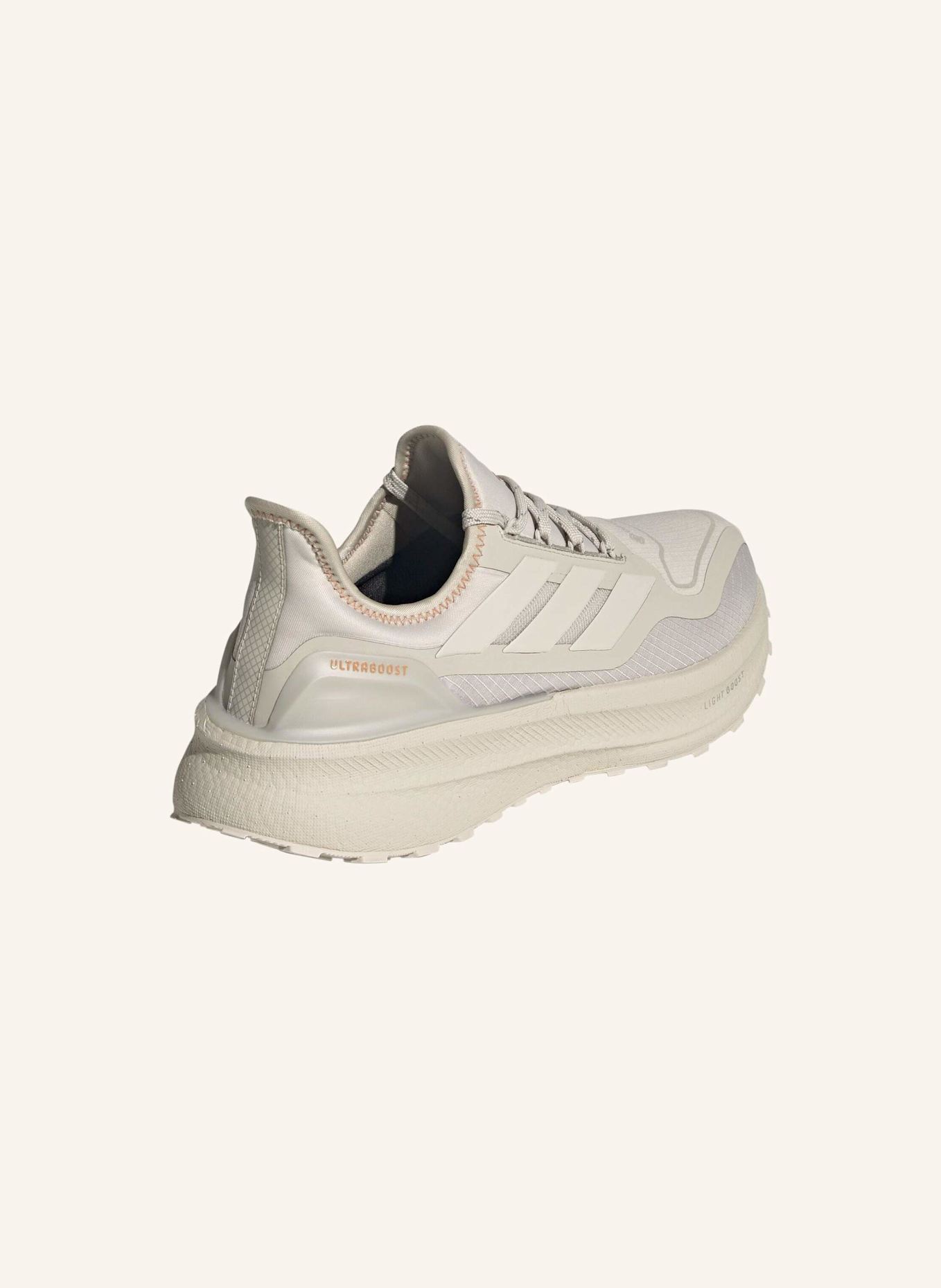 adidas ULTRABOOST 5 GTX: BEIGE/ ORANGE