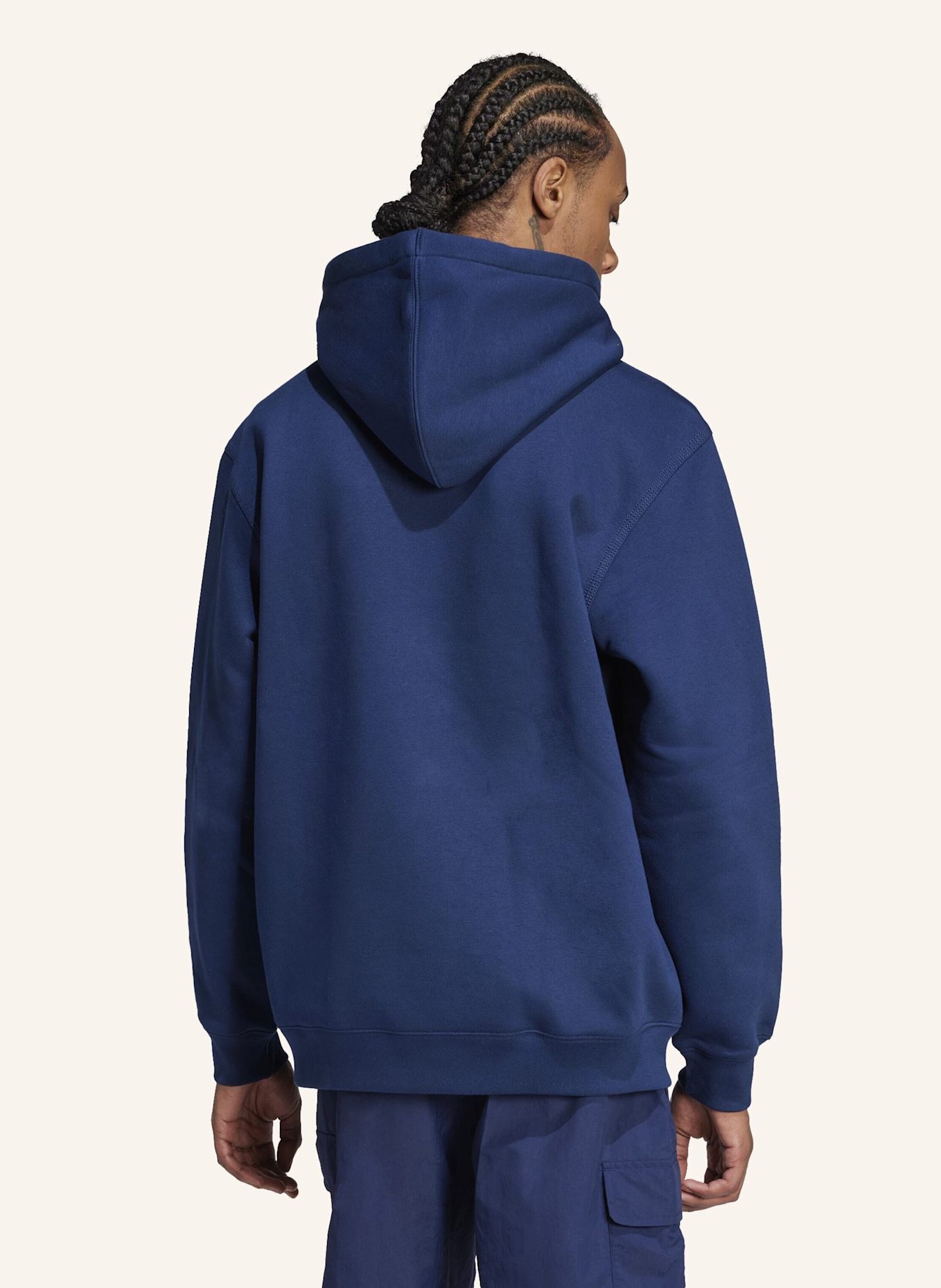 adidas Originals TREFOIL ESSENTIALS LOOSE HOODIE: BLAU