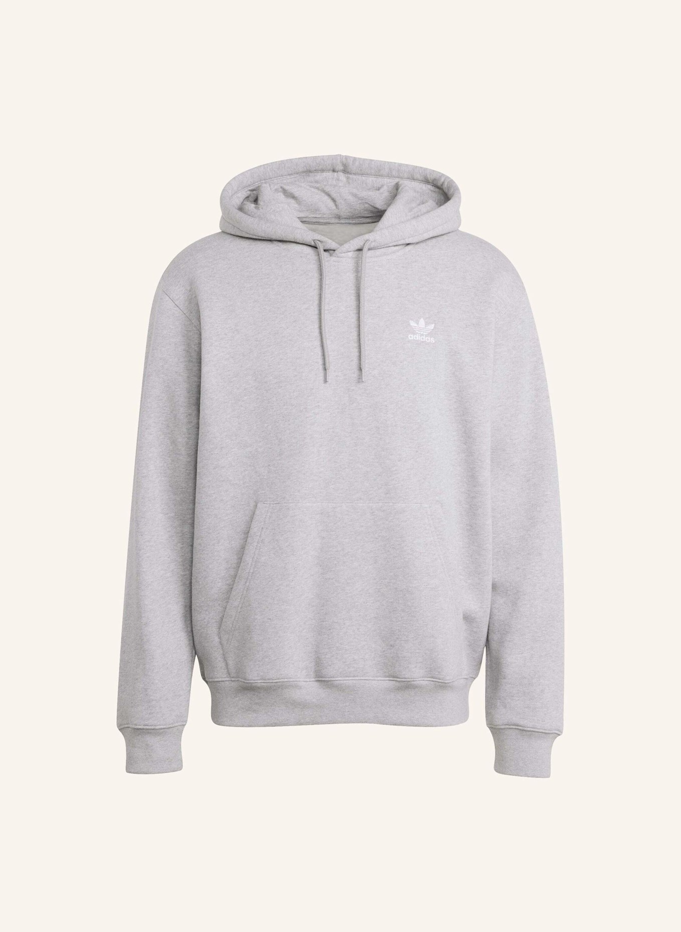 adidas Originals TREFOIL ESSENTIALS LOOSE HOODIE: GRAU