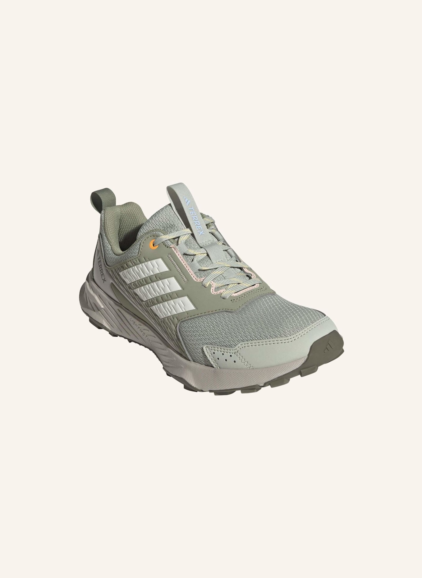 adidas TERREX TRACEFINDER TRAILRUNNING-SCHUH: GRÜN/ WEISS/ ORANGE
